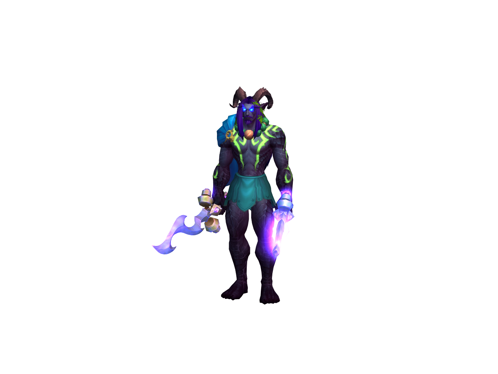 Dämonenbert 3D character render