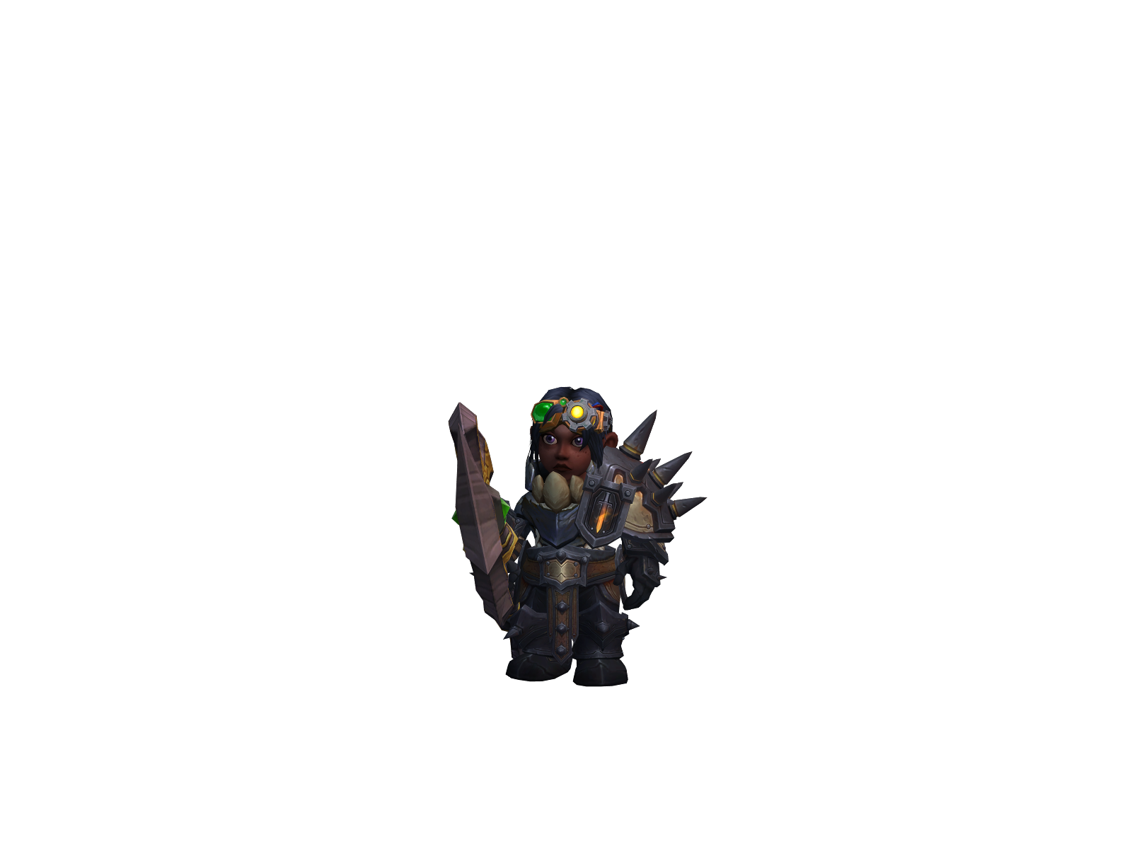 Mélly 3D character render