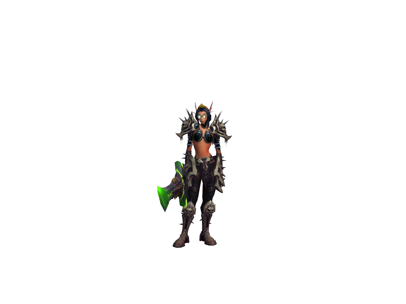 Malinka 3D character render