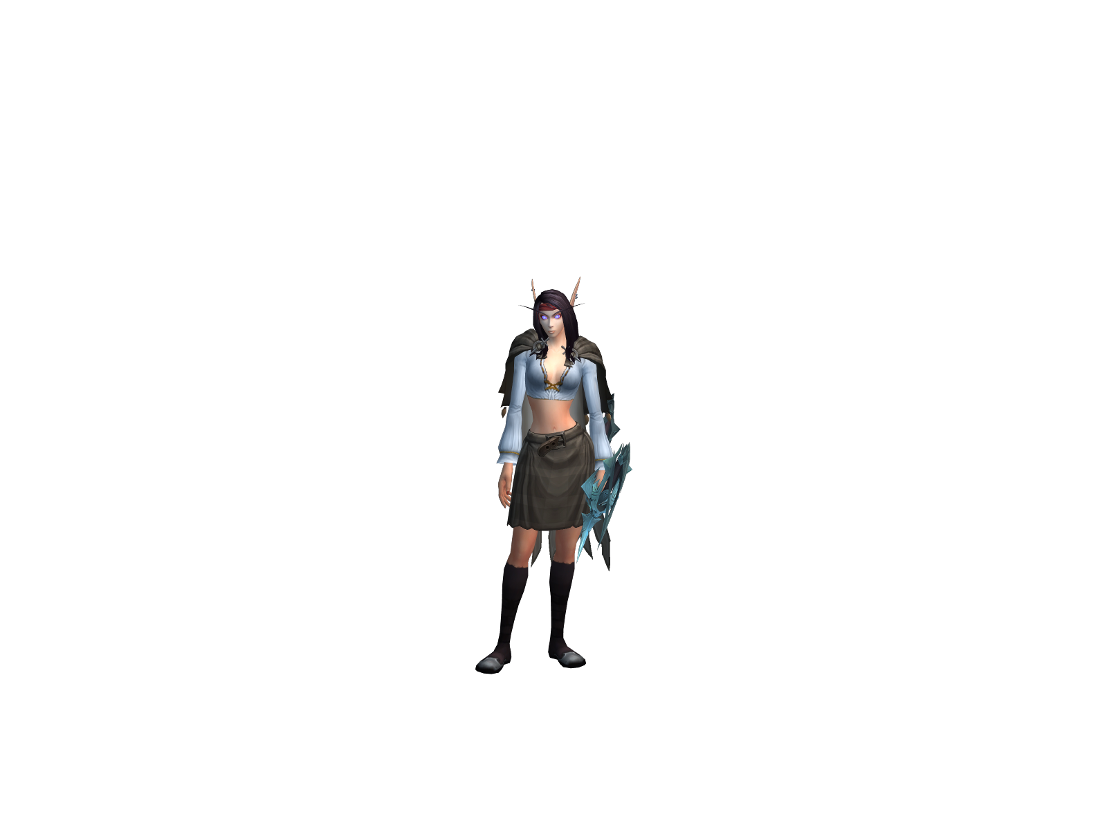 Nafeya 3D character render