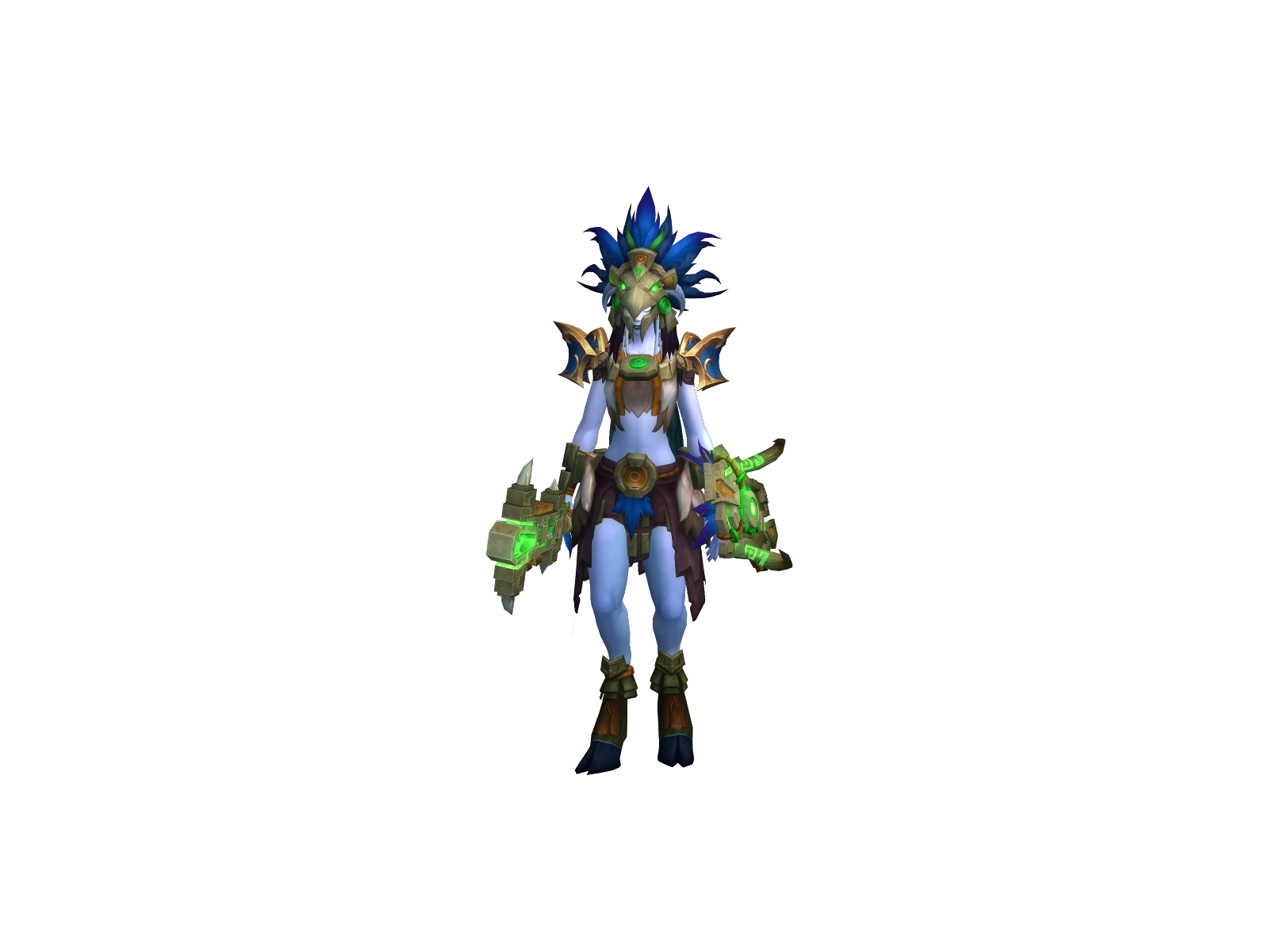 Subaki 3D character render