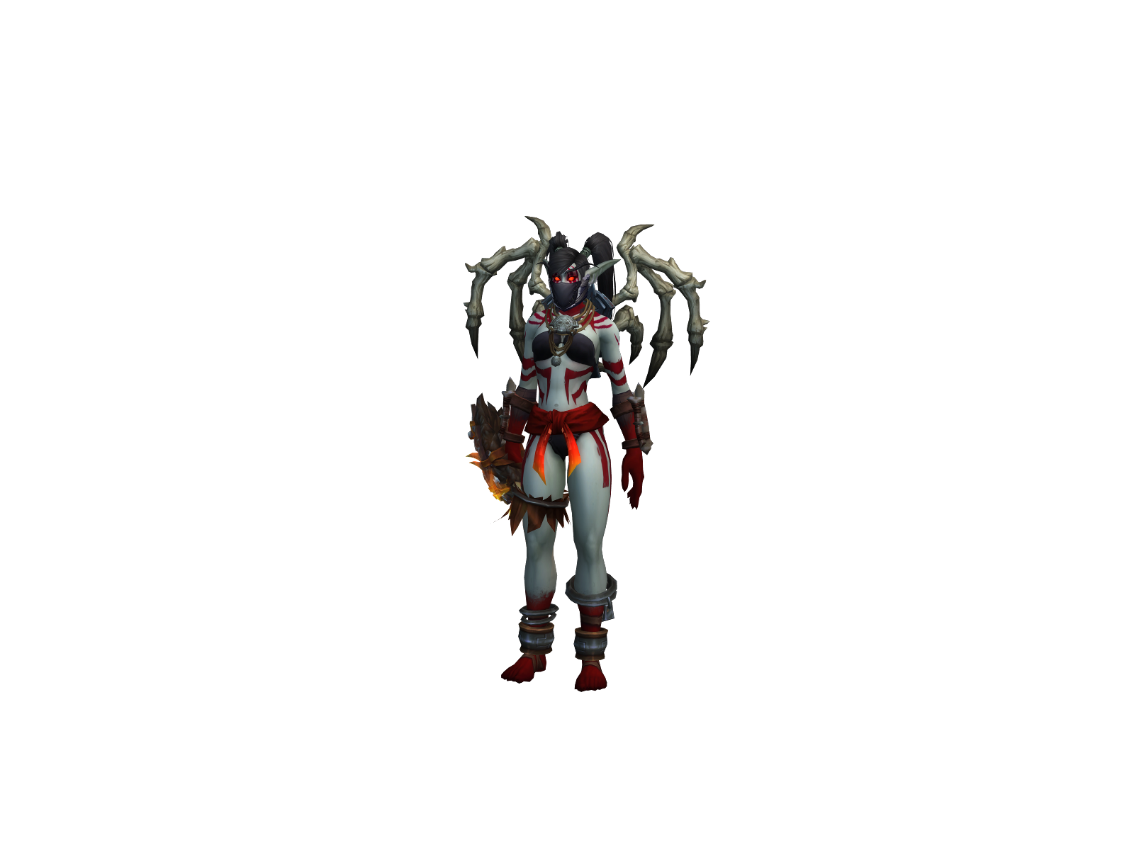 Nimes 3D character render