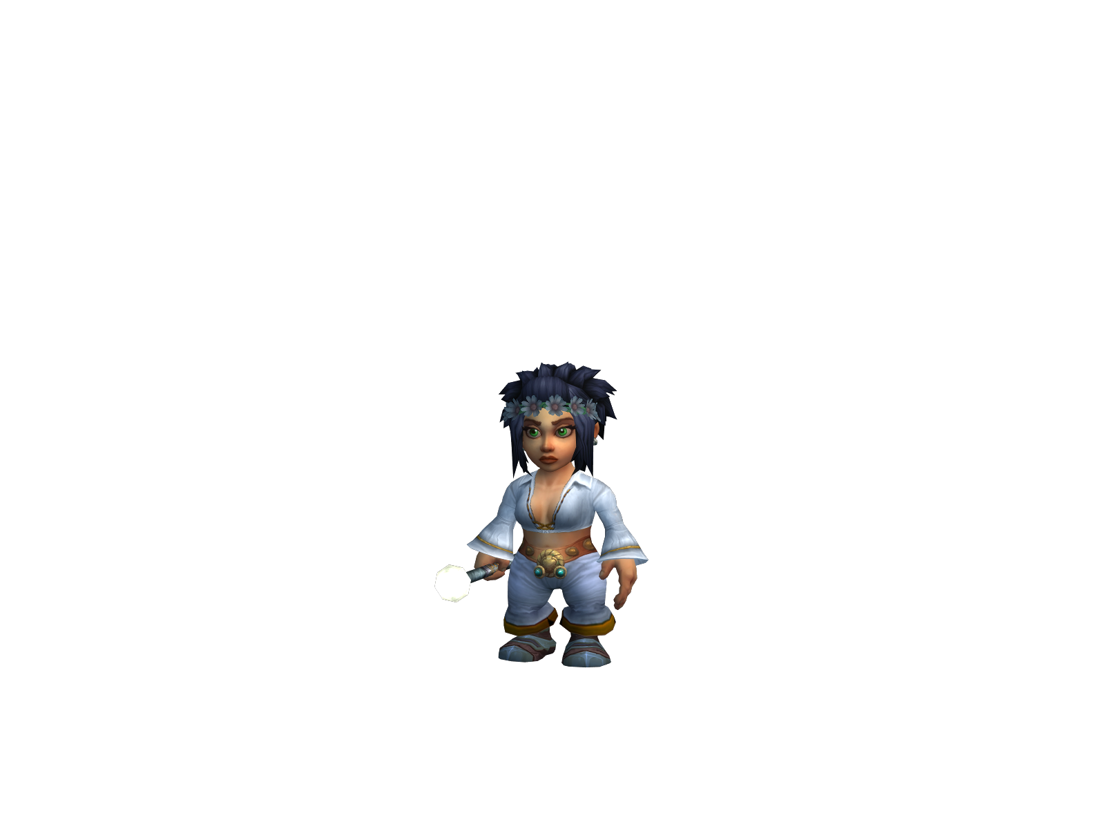 Zahana 3D character render