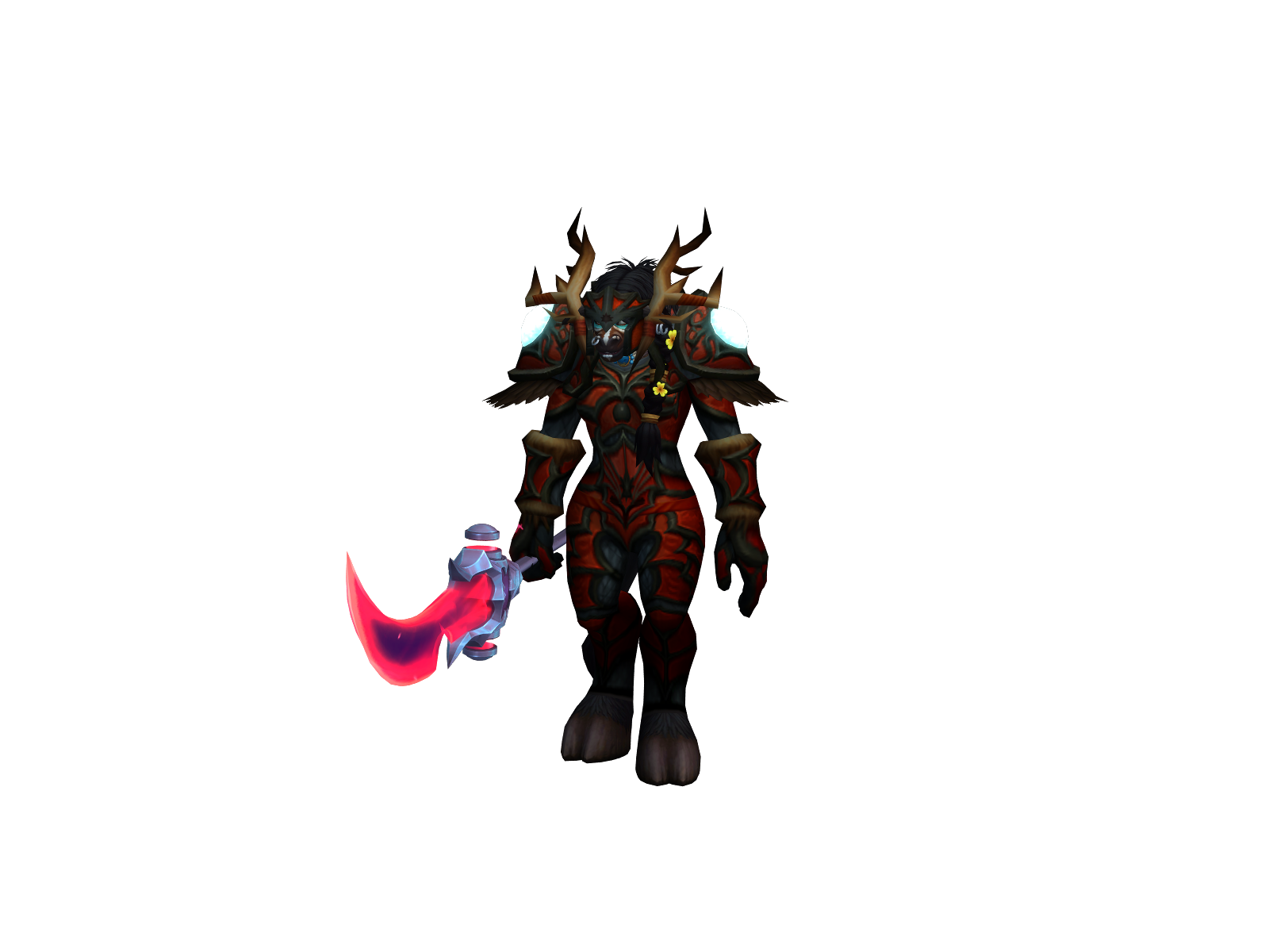 Tamper 3D character render
