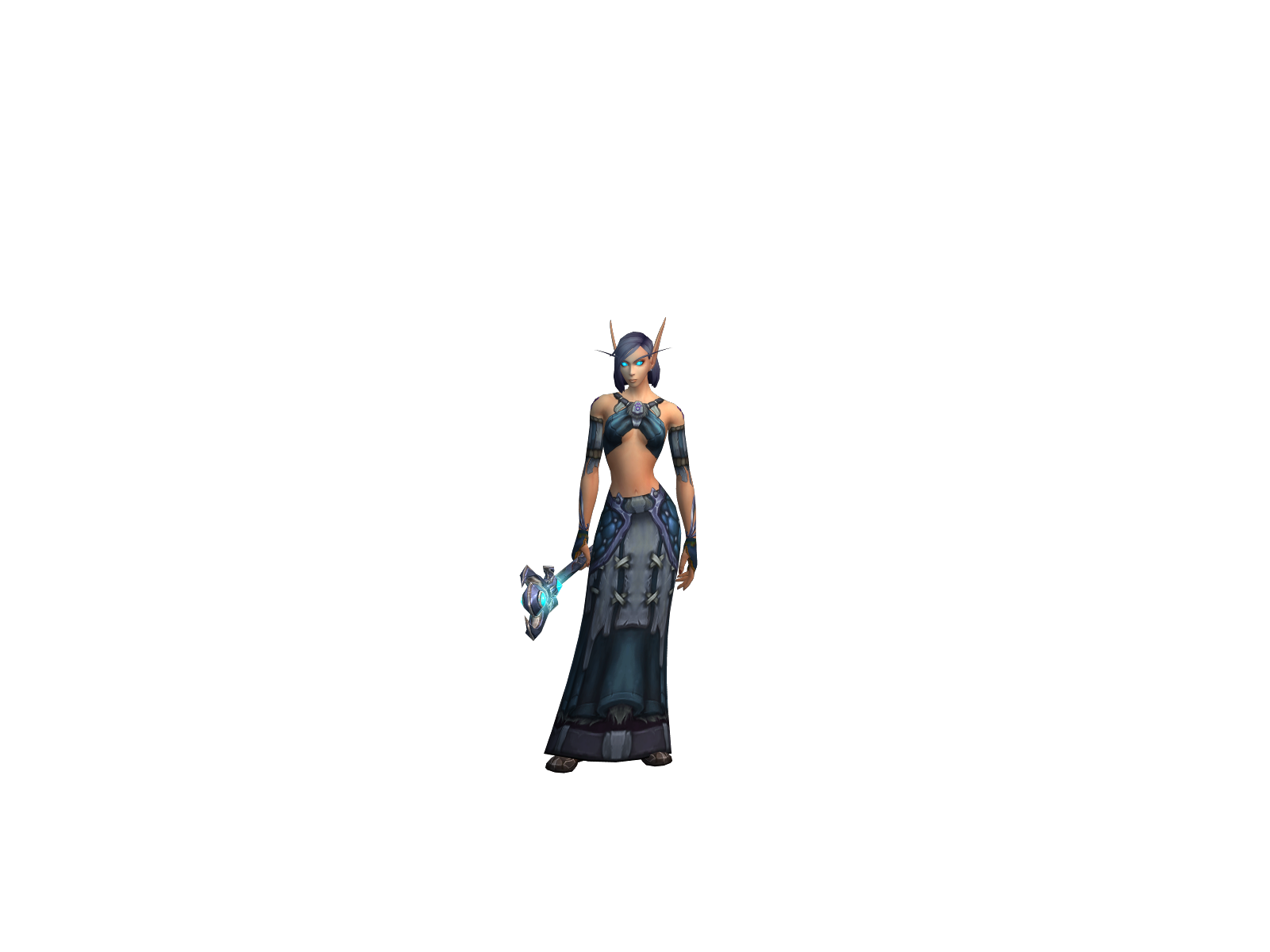 Zará 3D character render