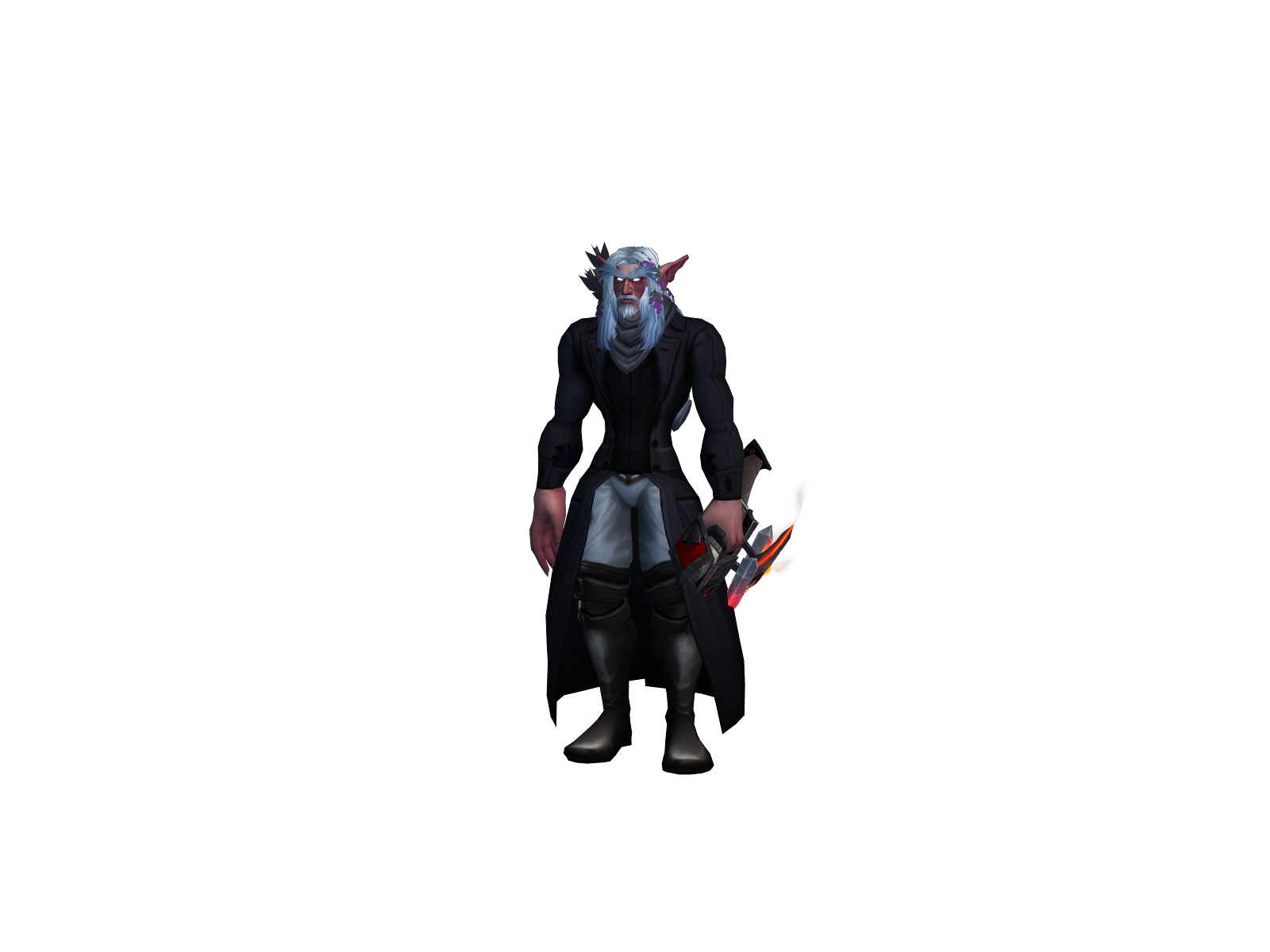 Naghtel 3D character render