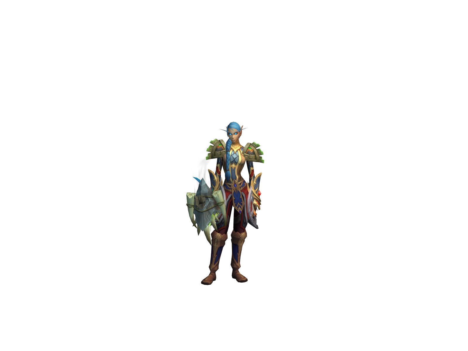 Fendalas 3D character render