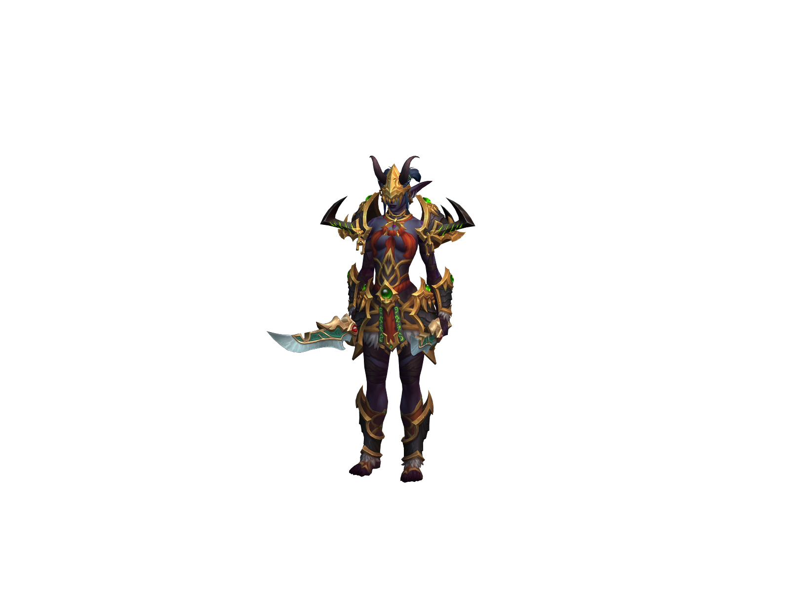 Nymesa 3D character render