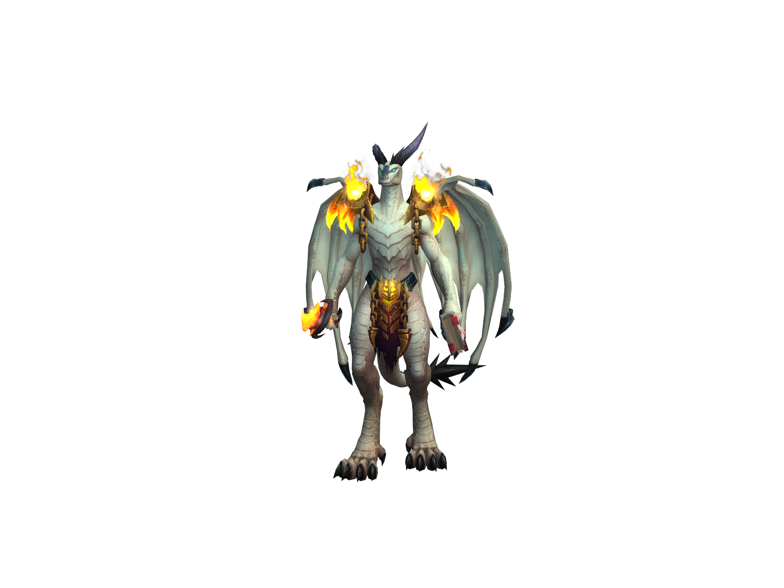 Shatterax 3D character render