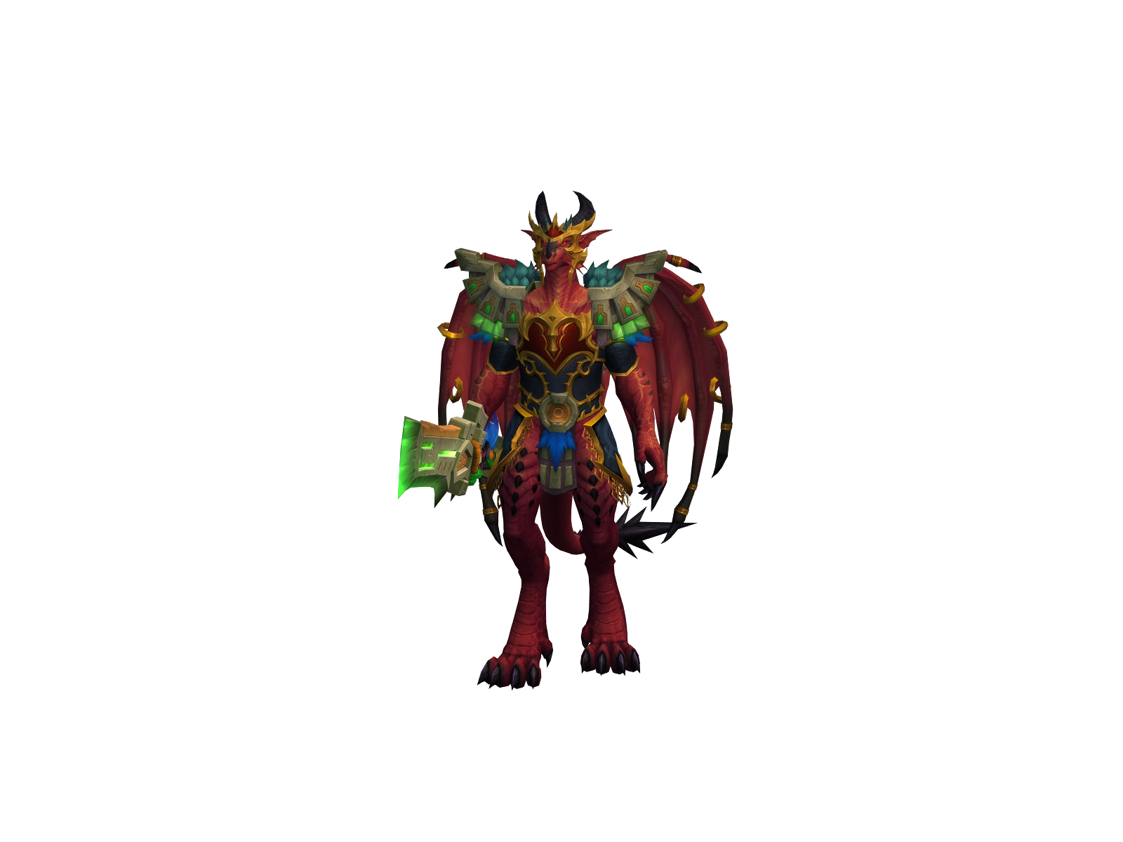 Dragonosyus 3D character render
