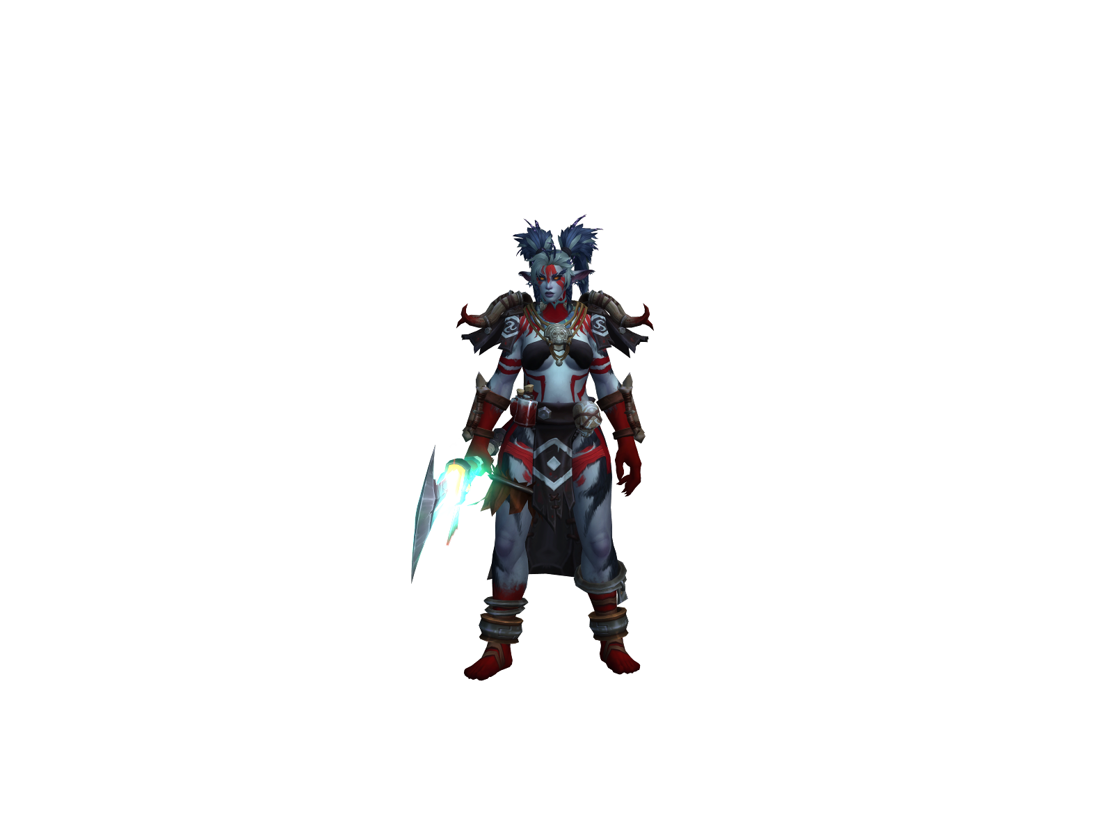 Dáh 3D character render