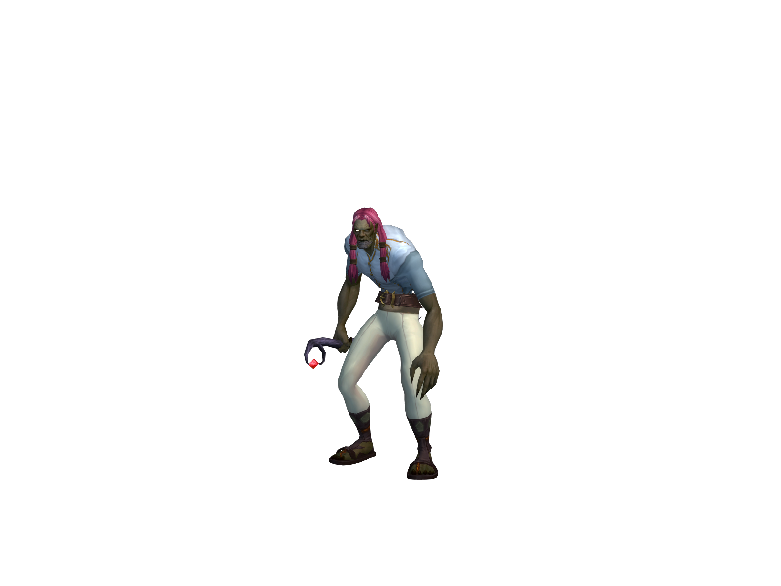 Touchick 3D character render