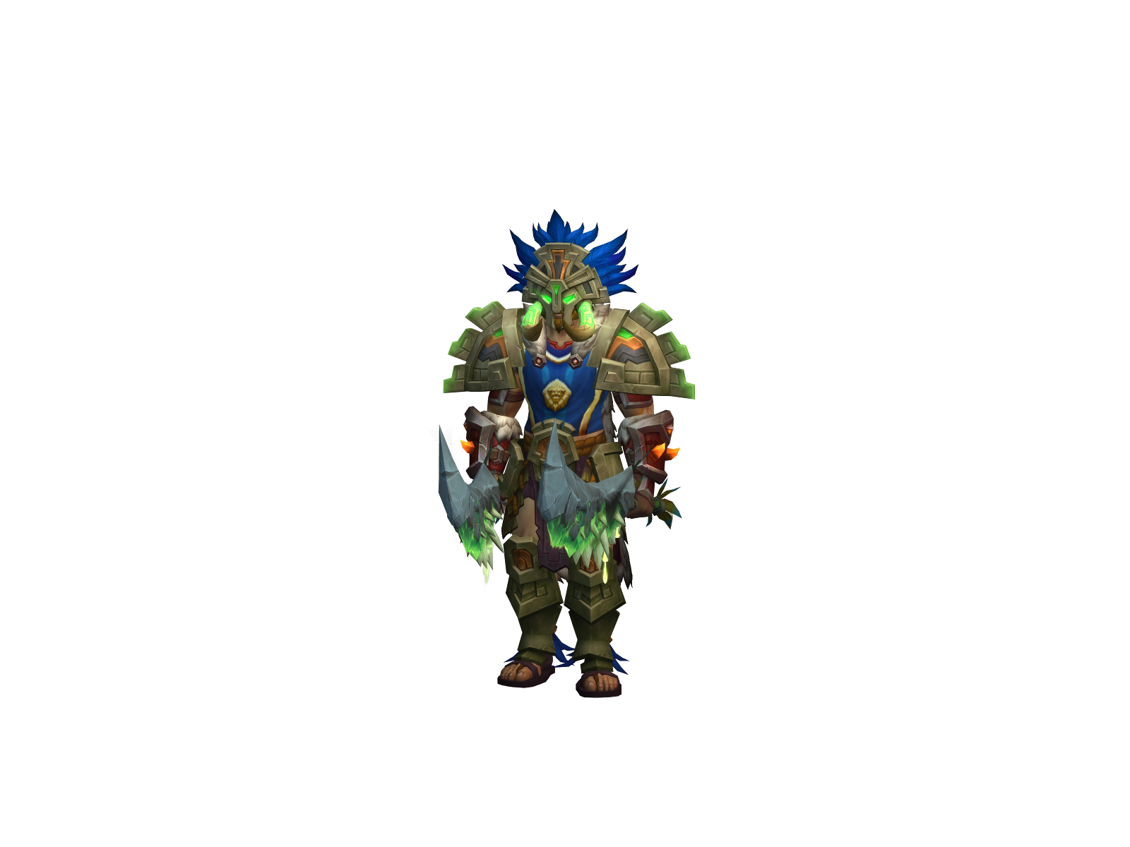 Wkamord 3D character render
