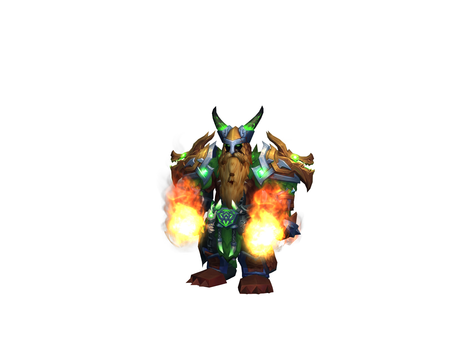Pohan 3D character render