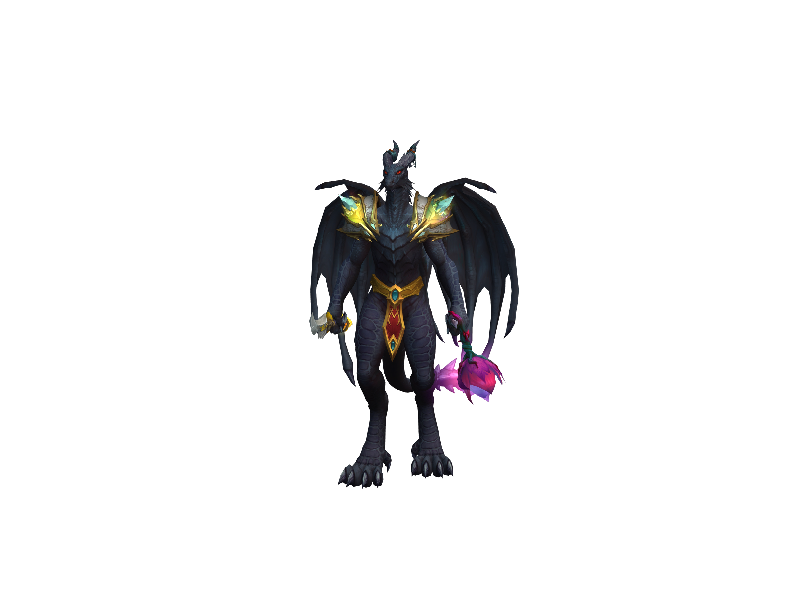 Nicodrakkar 3D character render