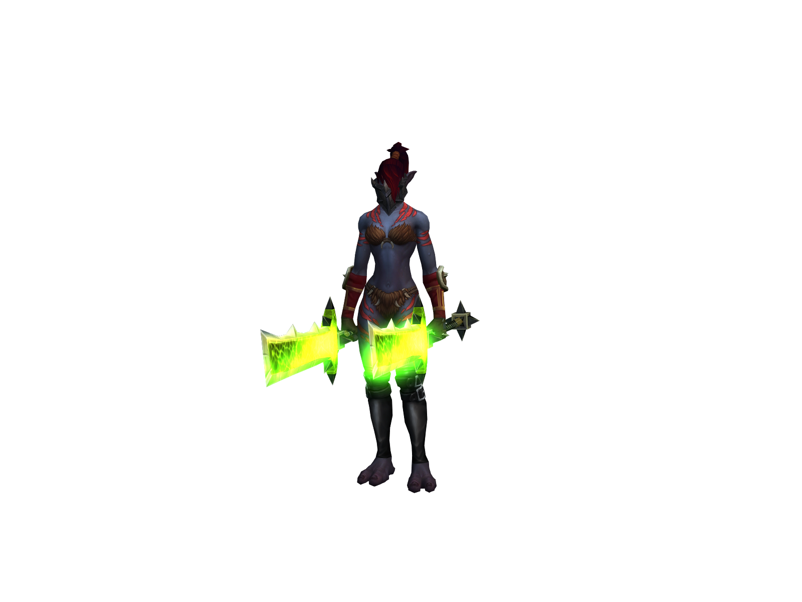 Gromanez 3D character render