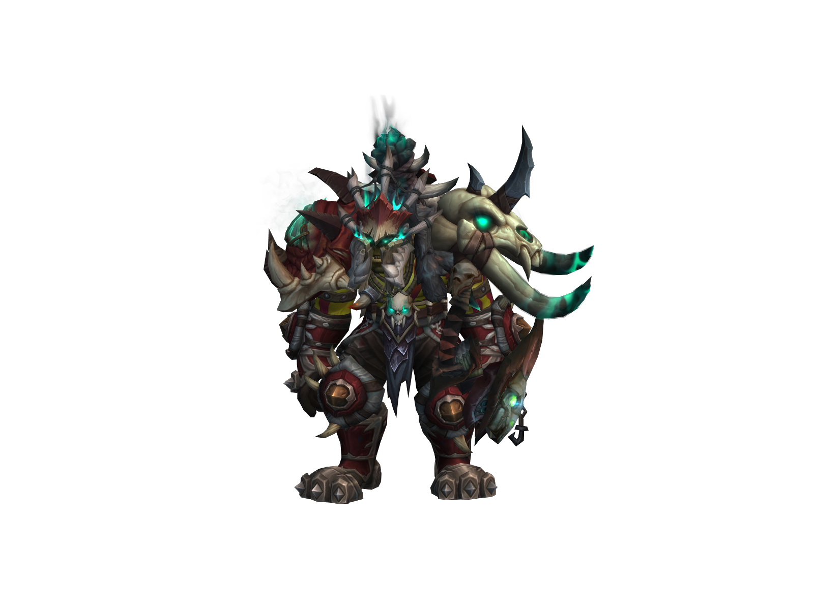 Bloodyscar 3D character render