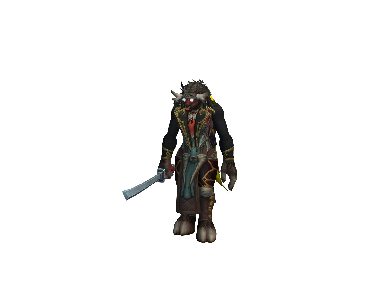 Obachebg 3D character render