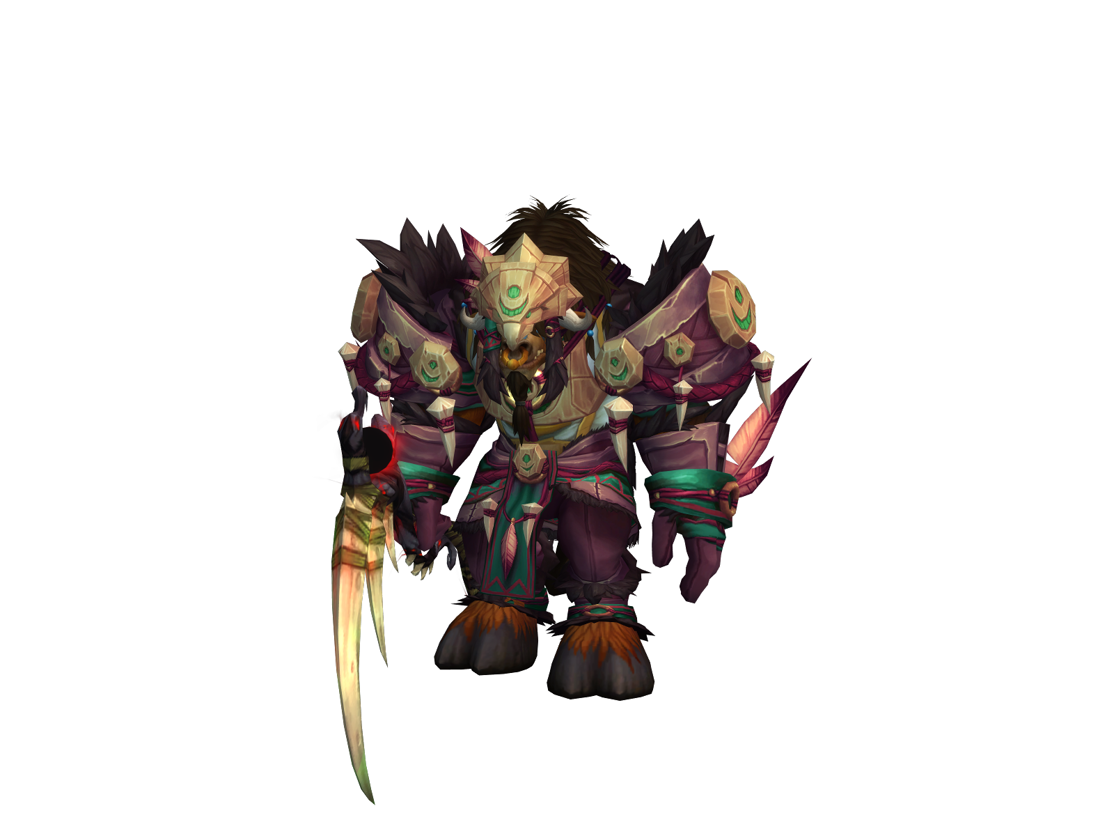 Darksidess 3D character render