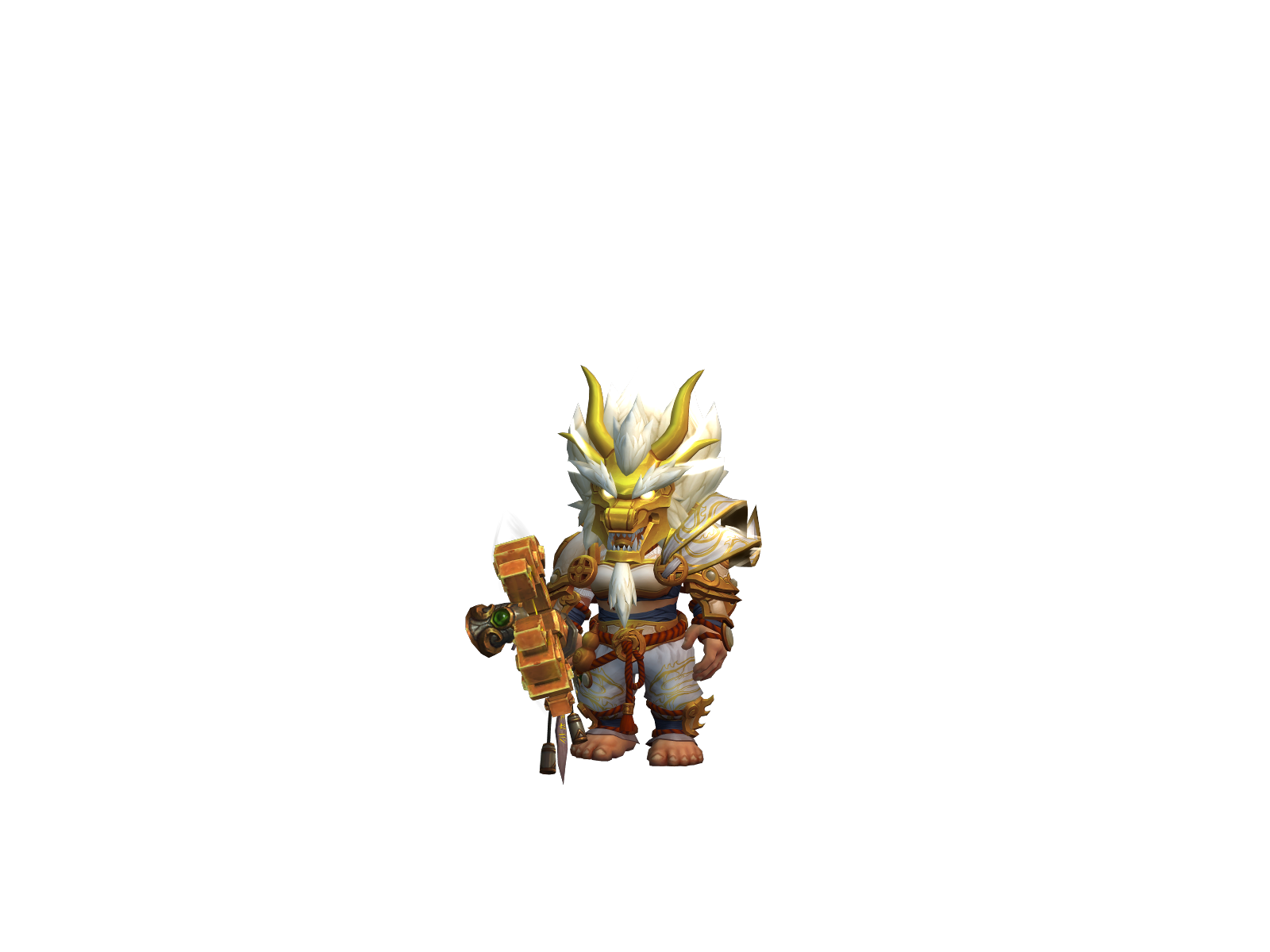Benedylbért 3D character render