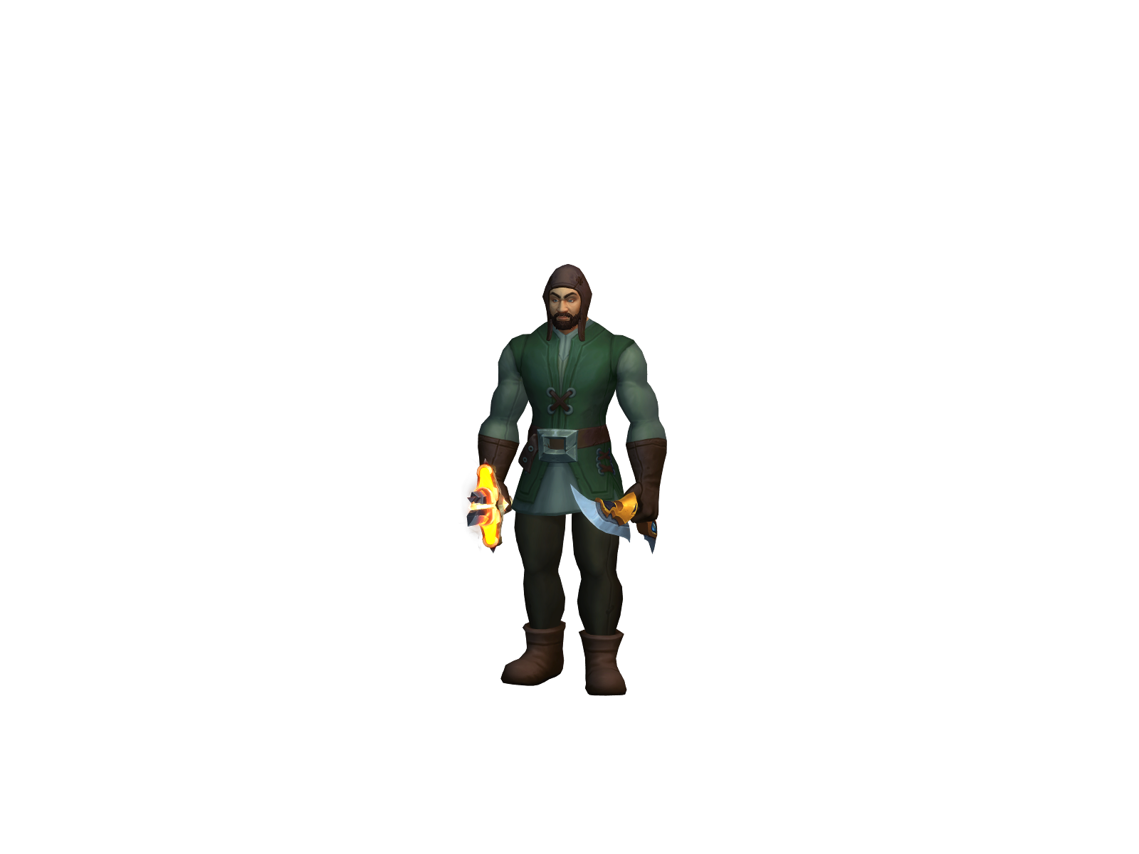 Mamontov 3D character render