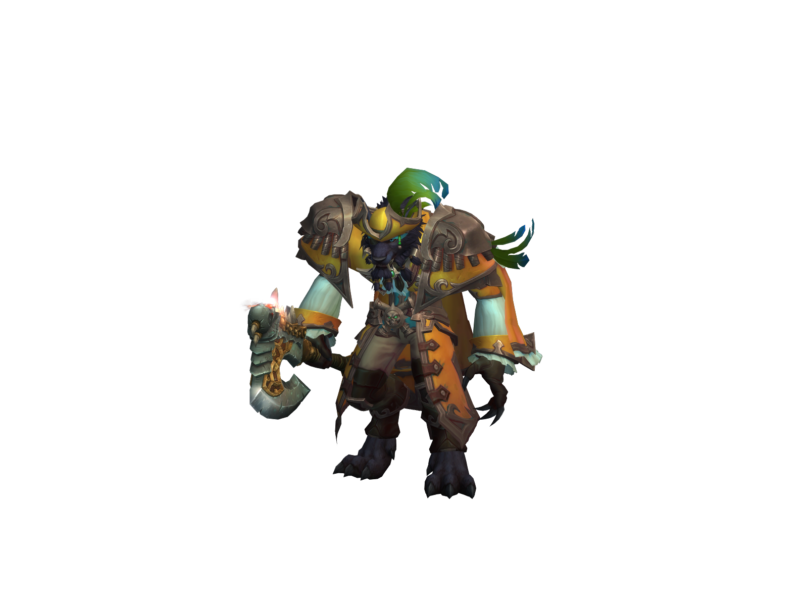Talión 3D character render