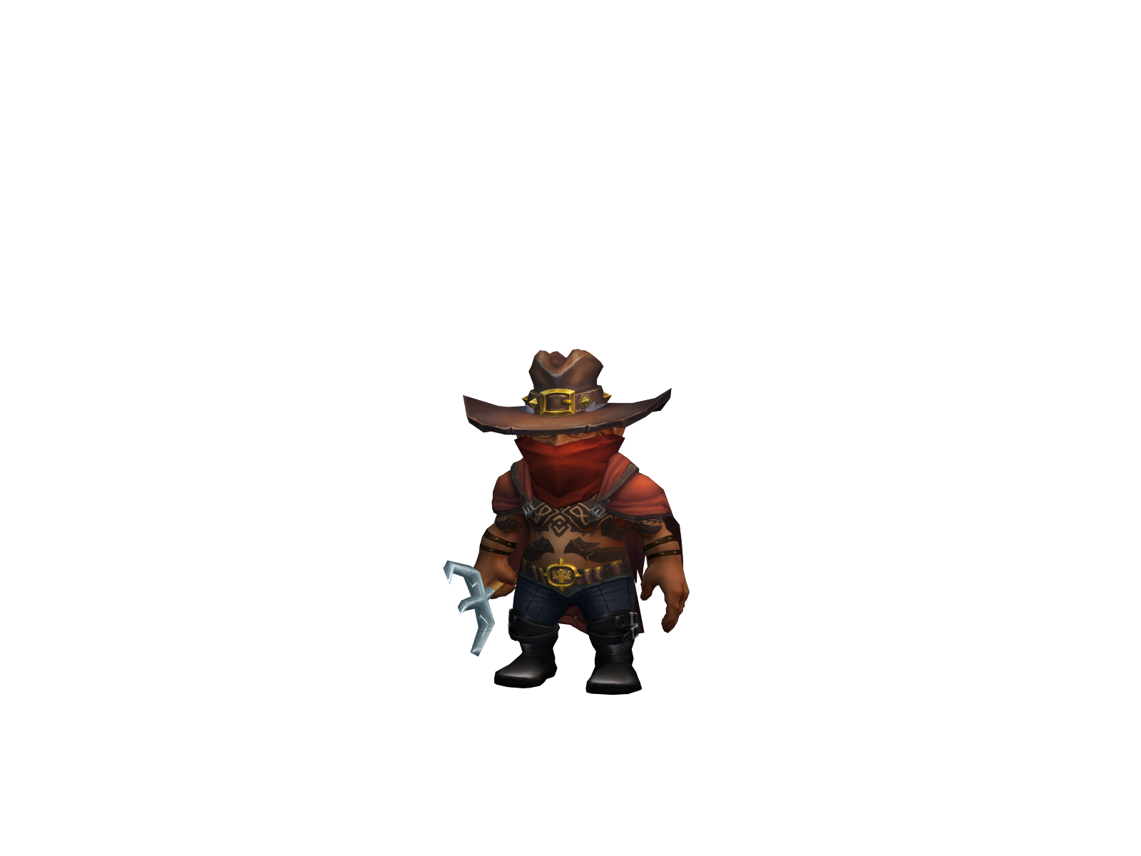 Snejinkata 3D character render