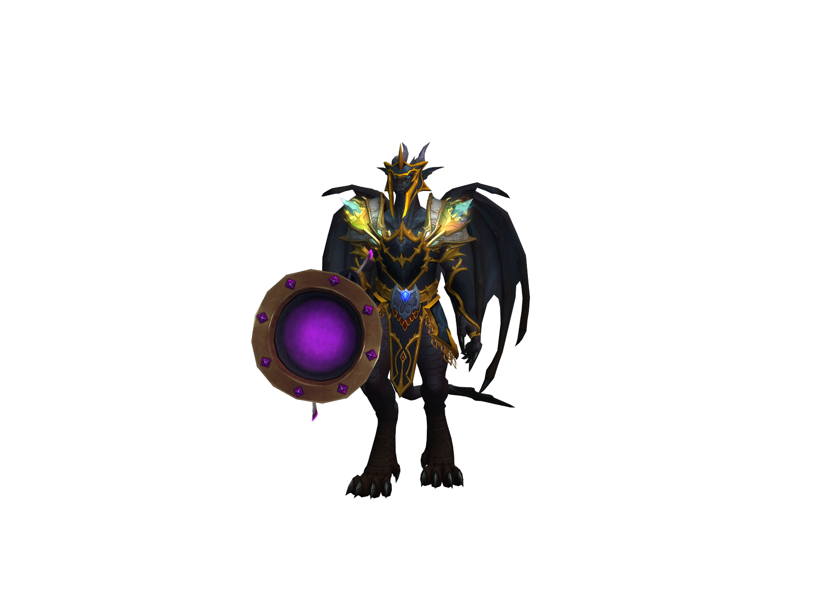 Goldenbreath 3D character render
