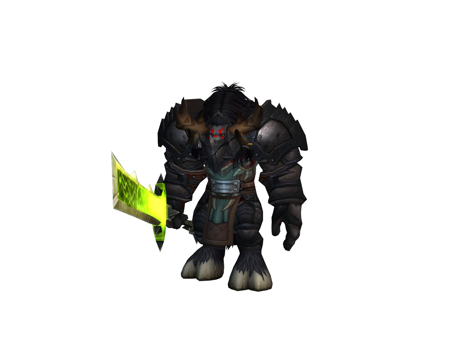 Groman 3D character render
