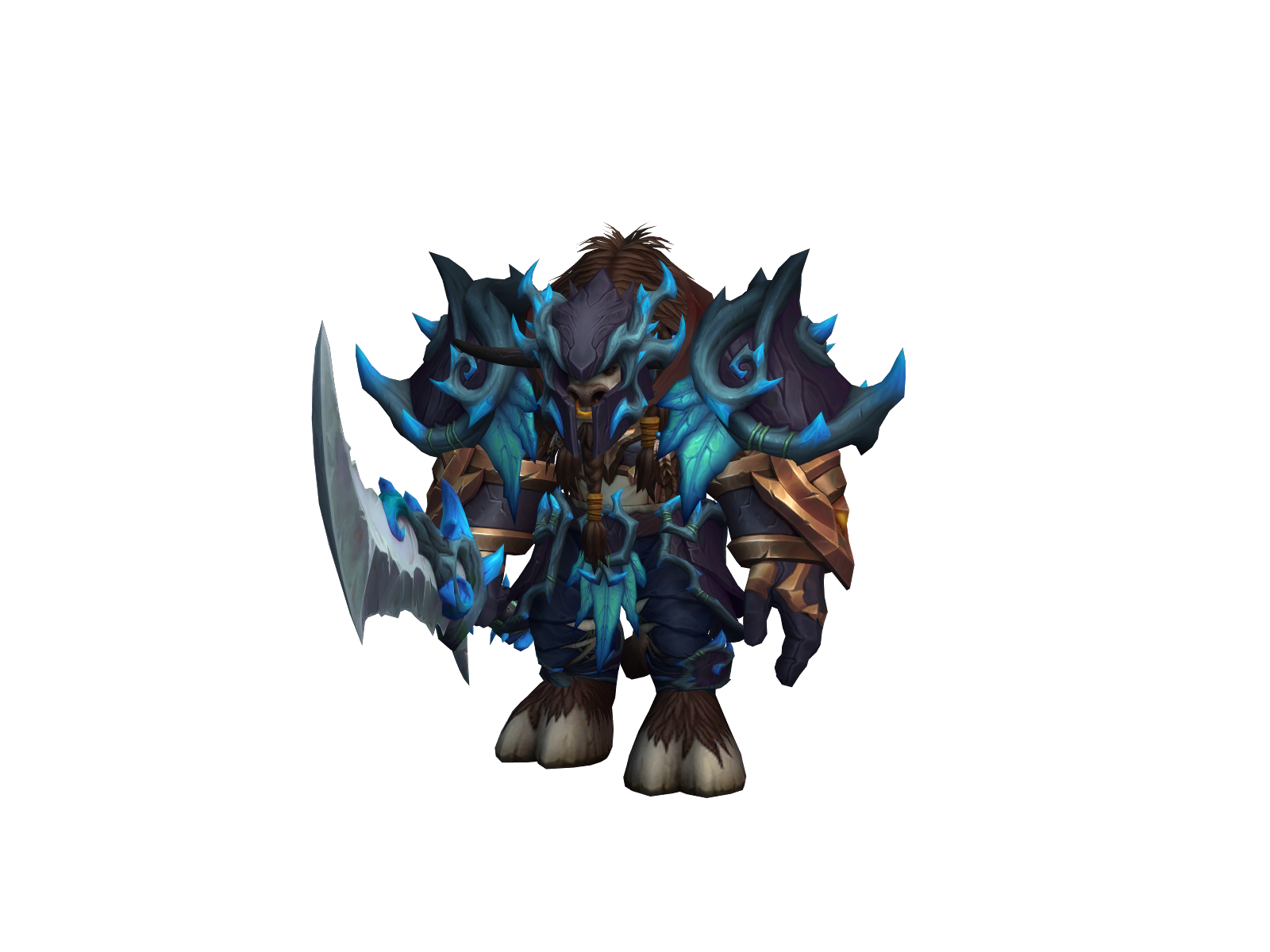 Biglillafise 3D character render