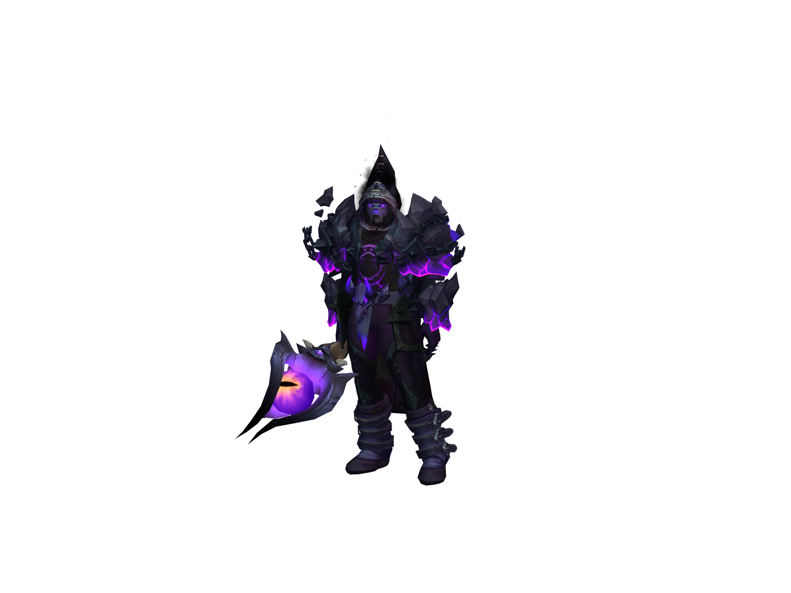 Pain 3D character render