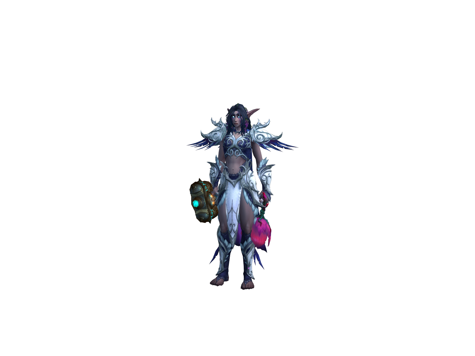 Kittann 3D character render