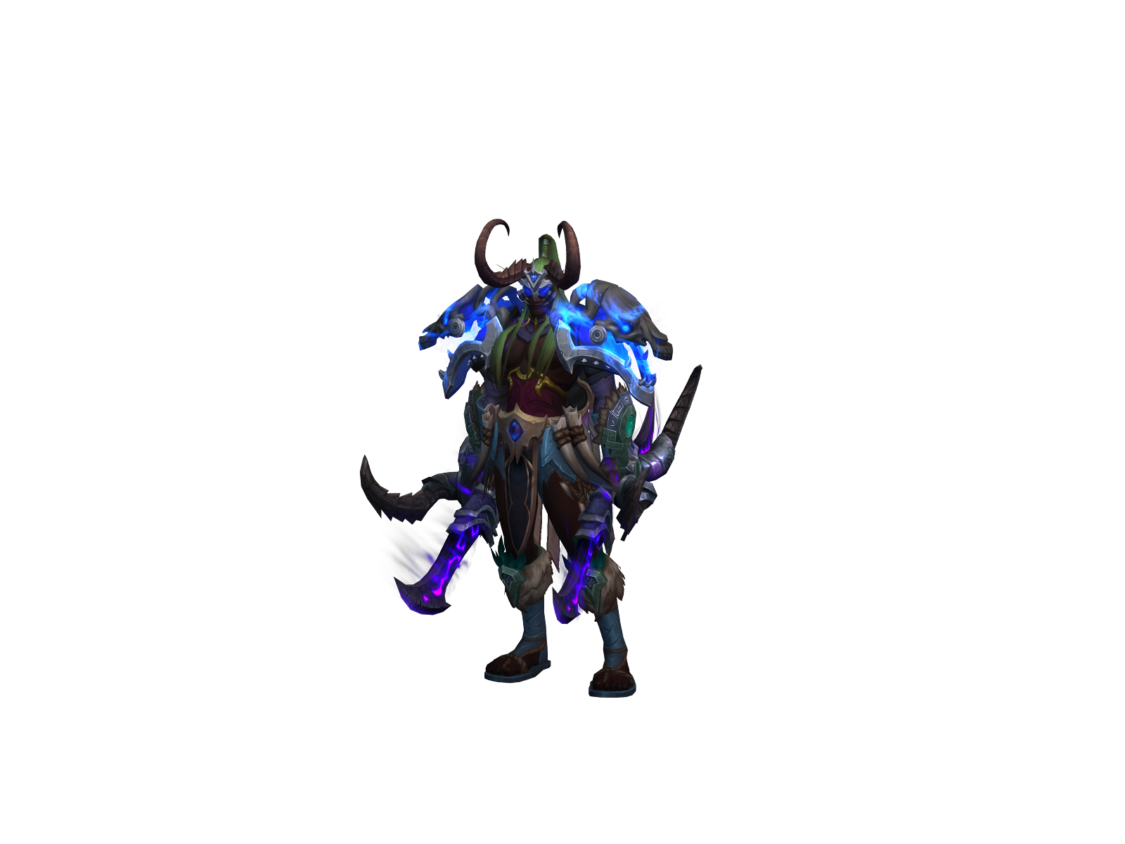 Zöldmano 3D character render