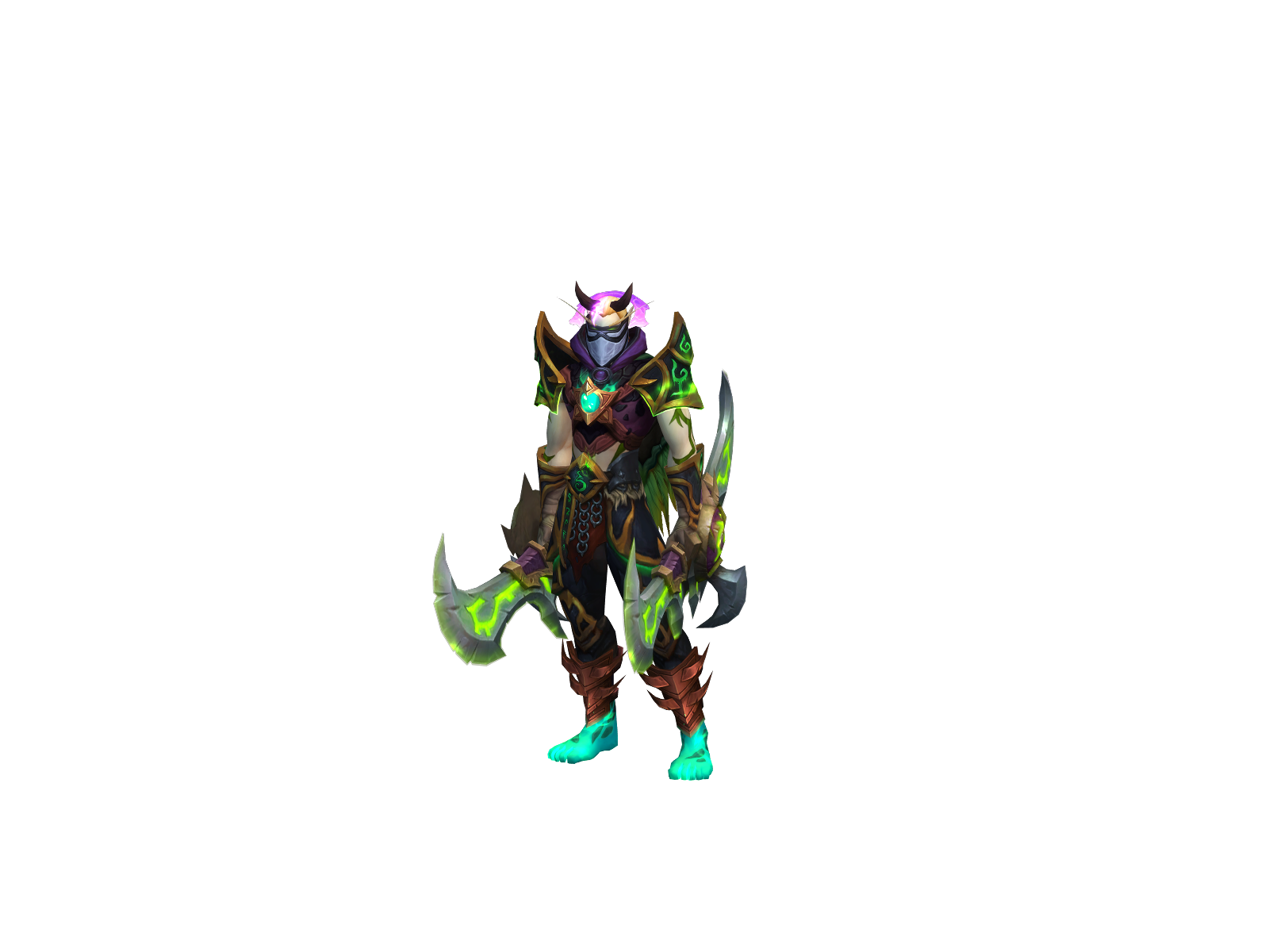 Founded 3D character render