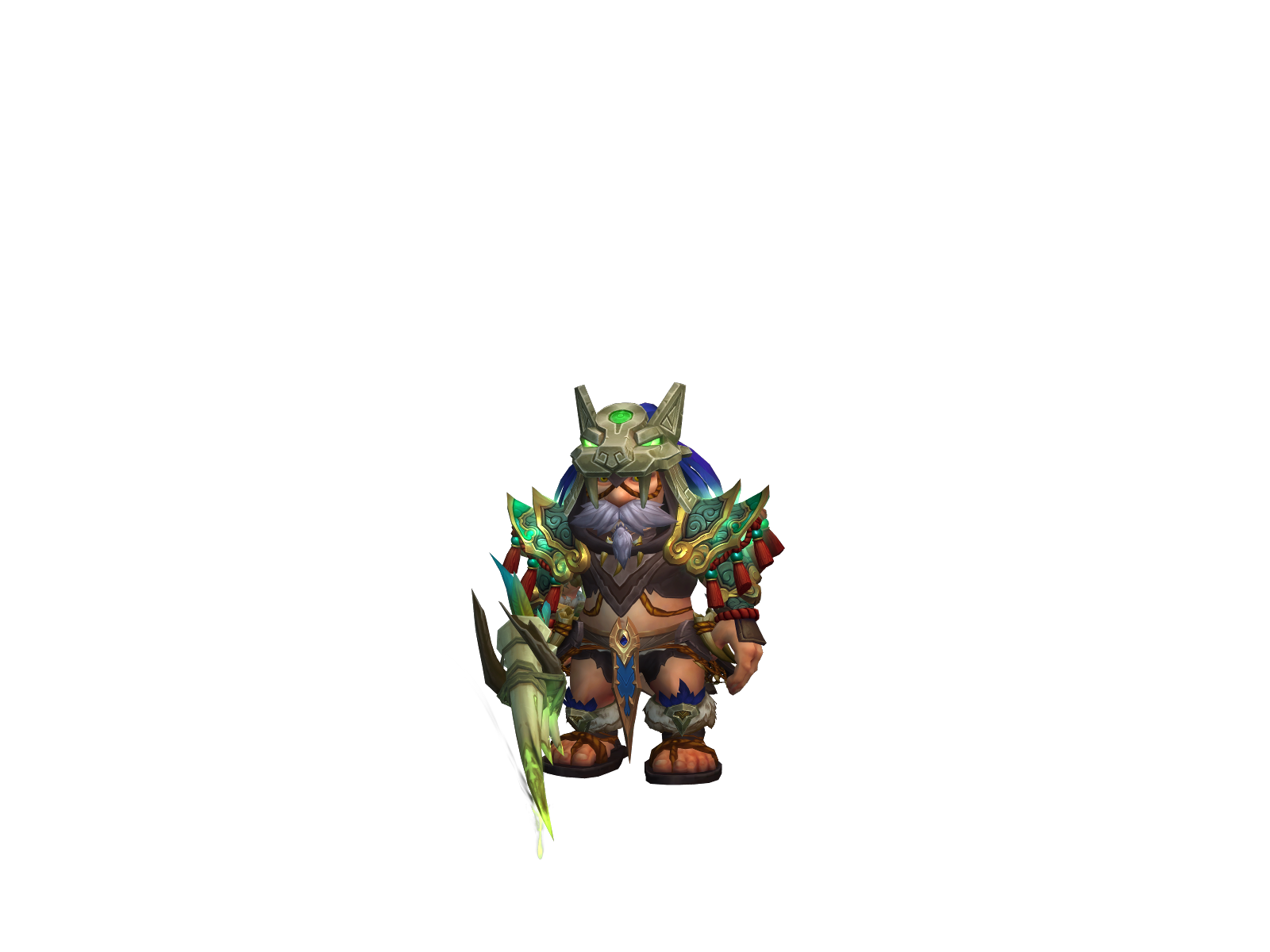 Baldmidget 3D character render