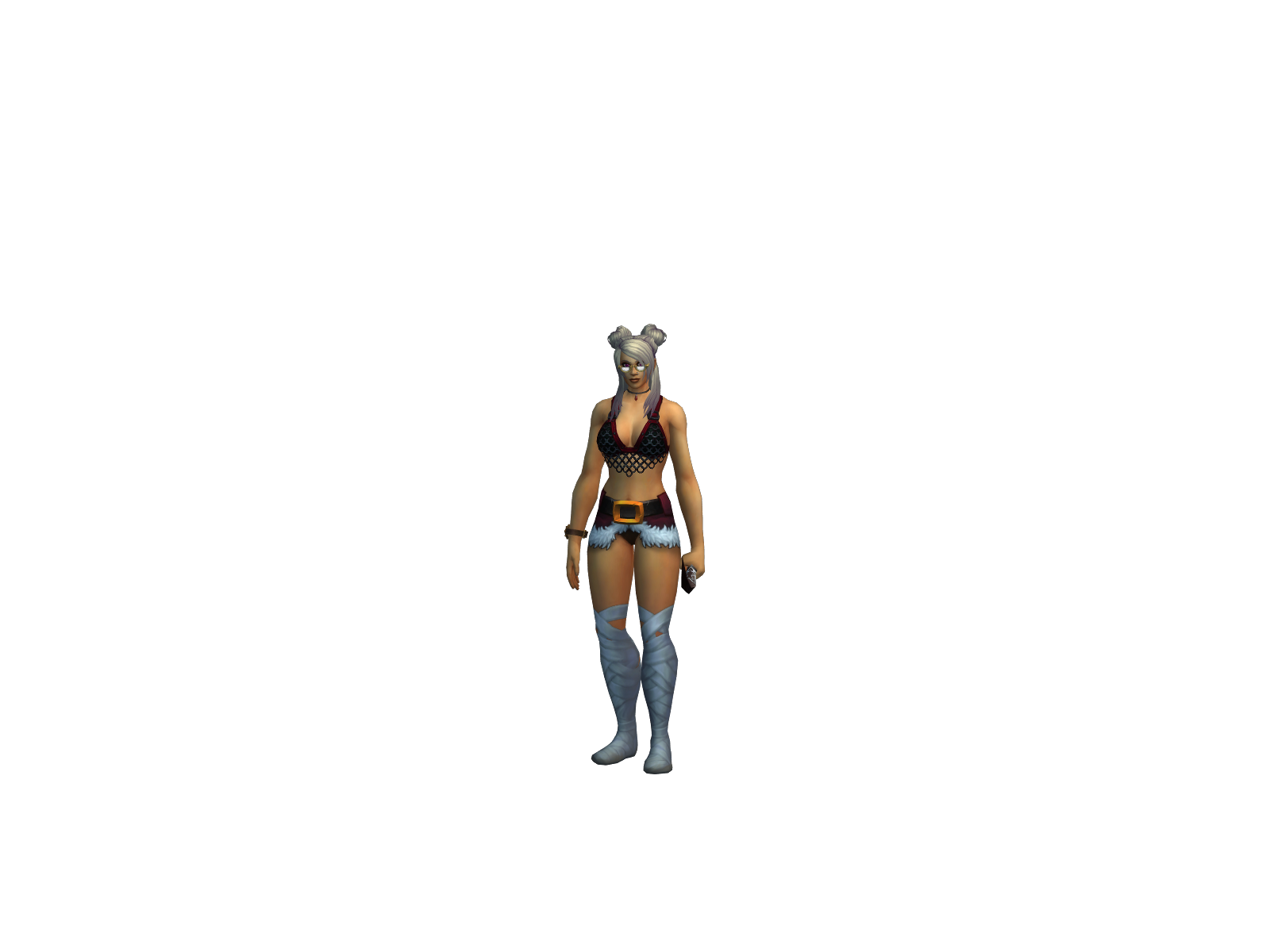 Busana 3D character render