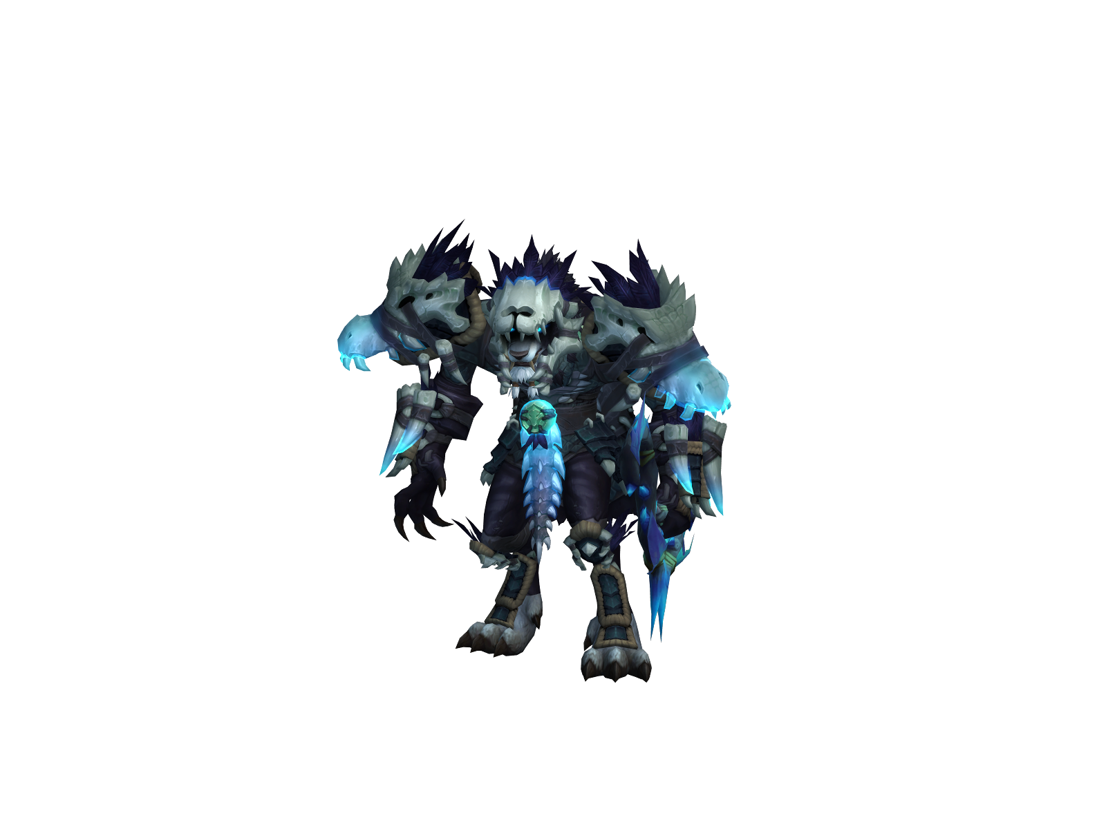 Zudak 3D character render