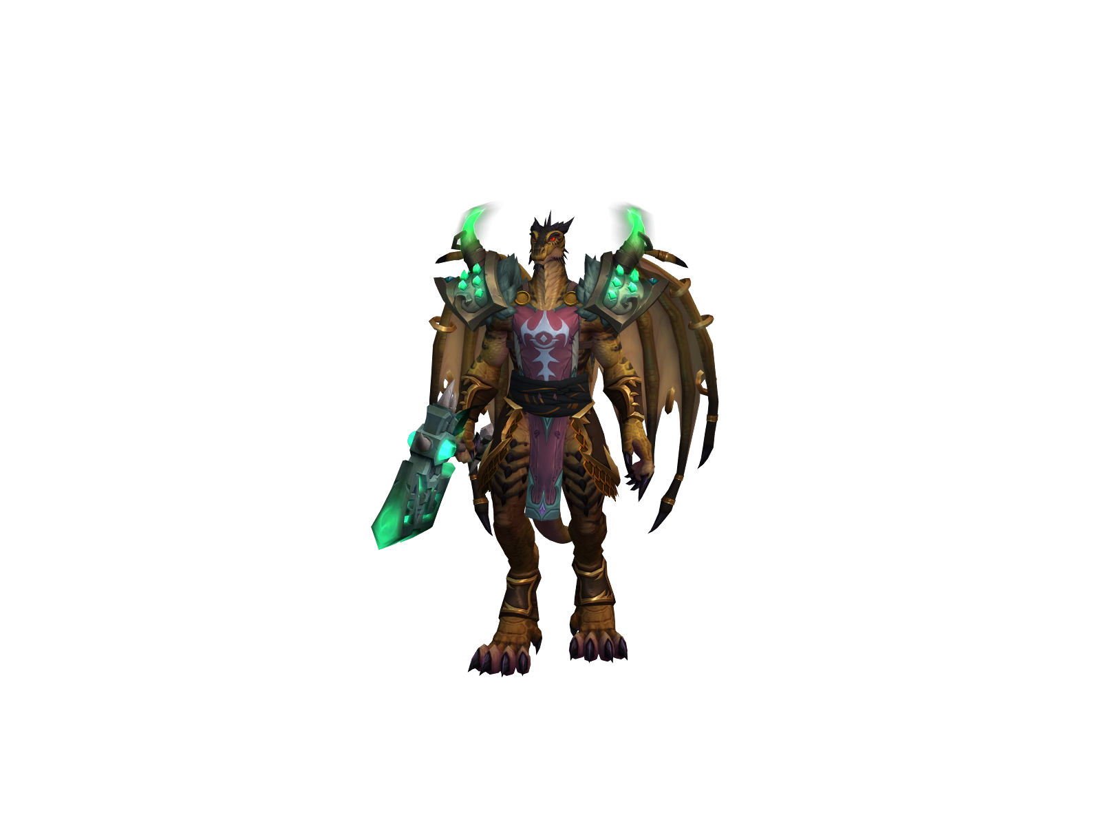 Drakeodylos 3D character render