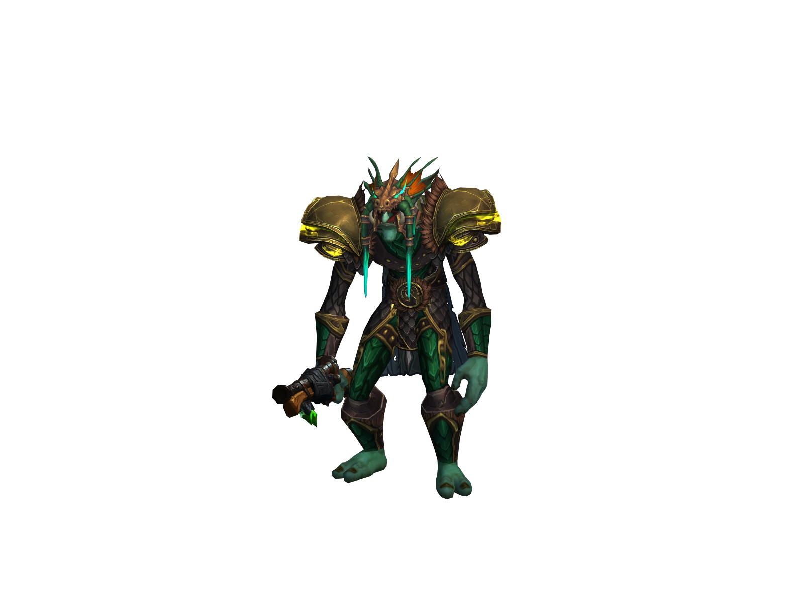 Izrail 3D character render