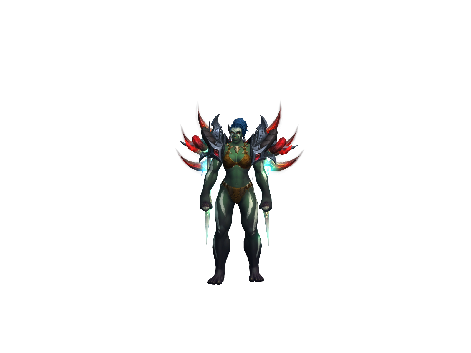 Schiz 3D character render