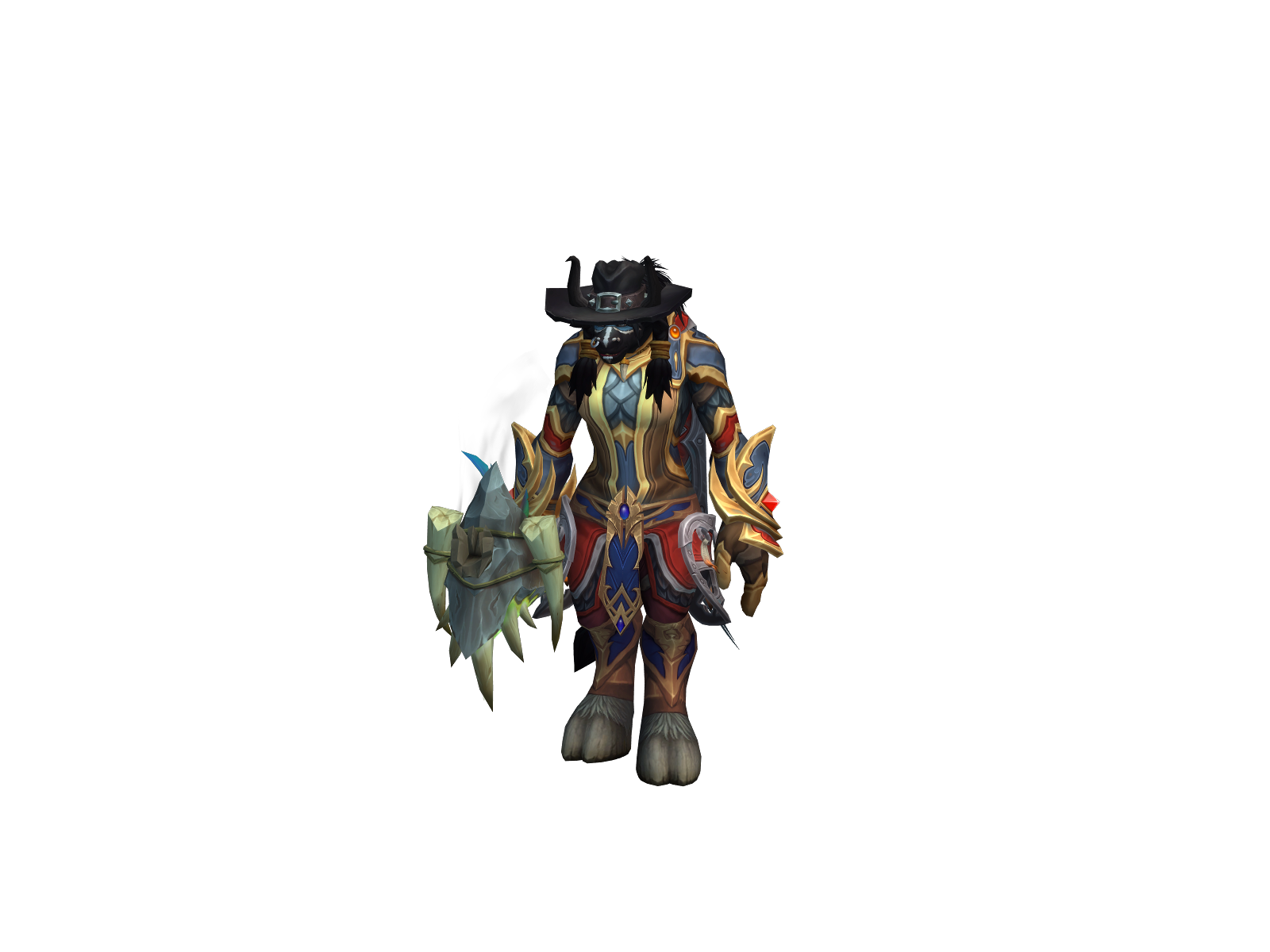 Ödhumla 3D character render