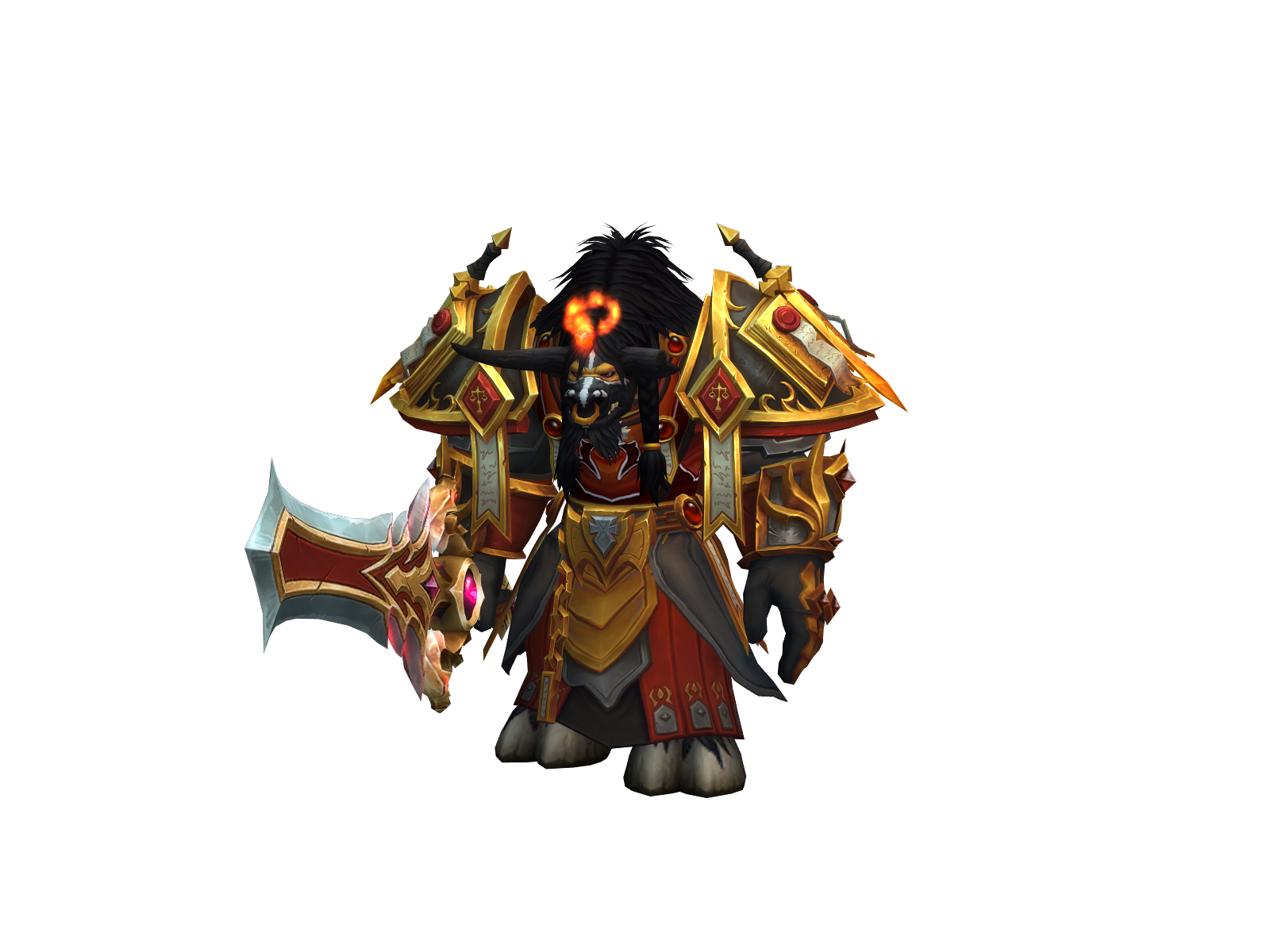 Rifel 3D character render