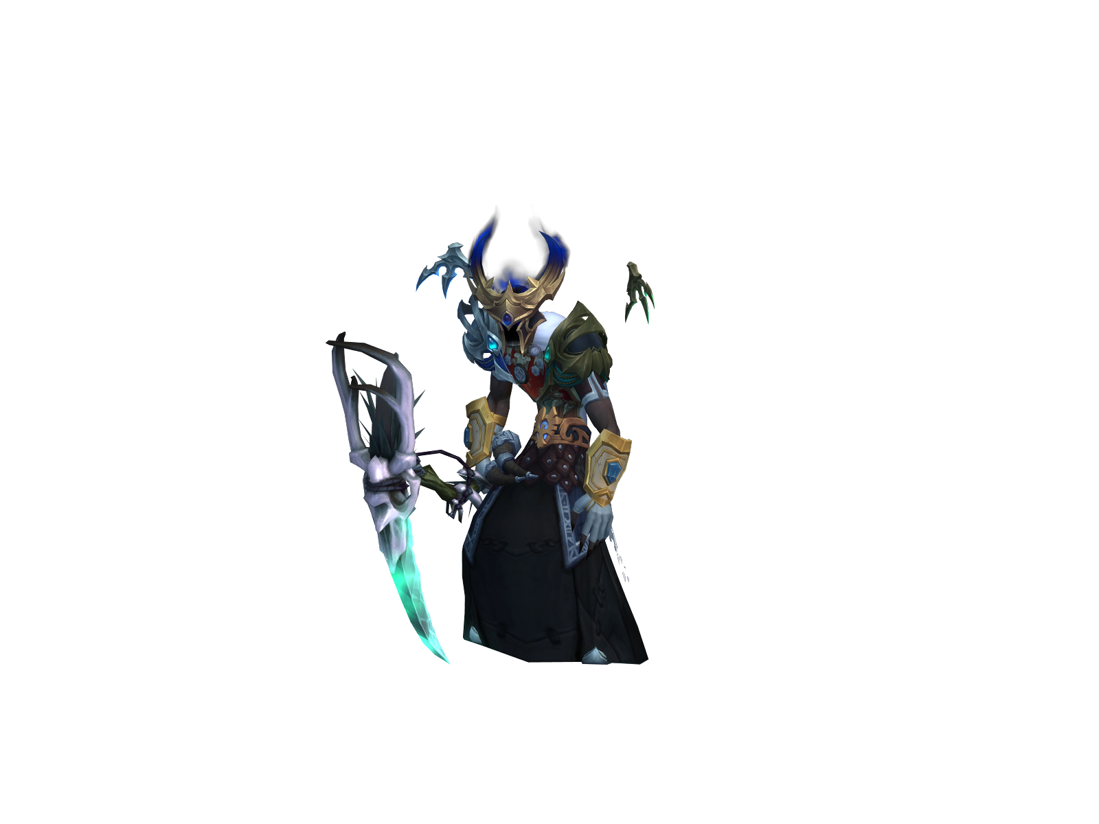 Anynameleft 3D character render