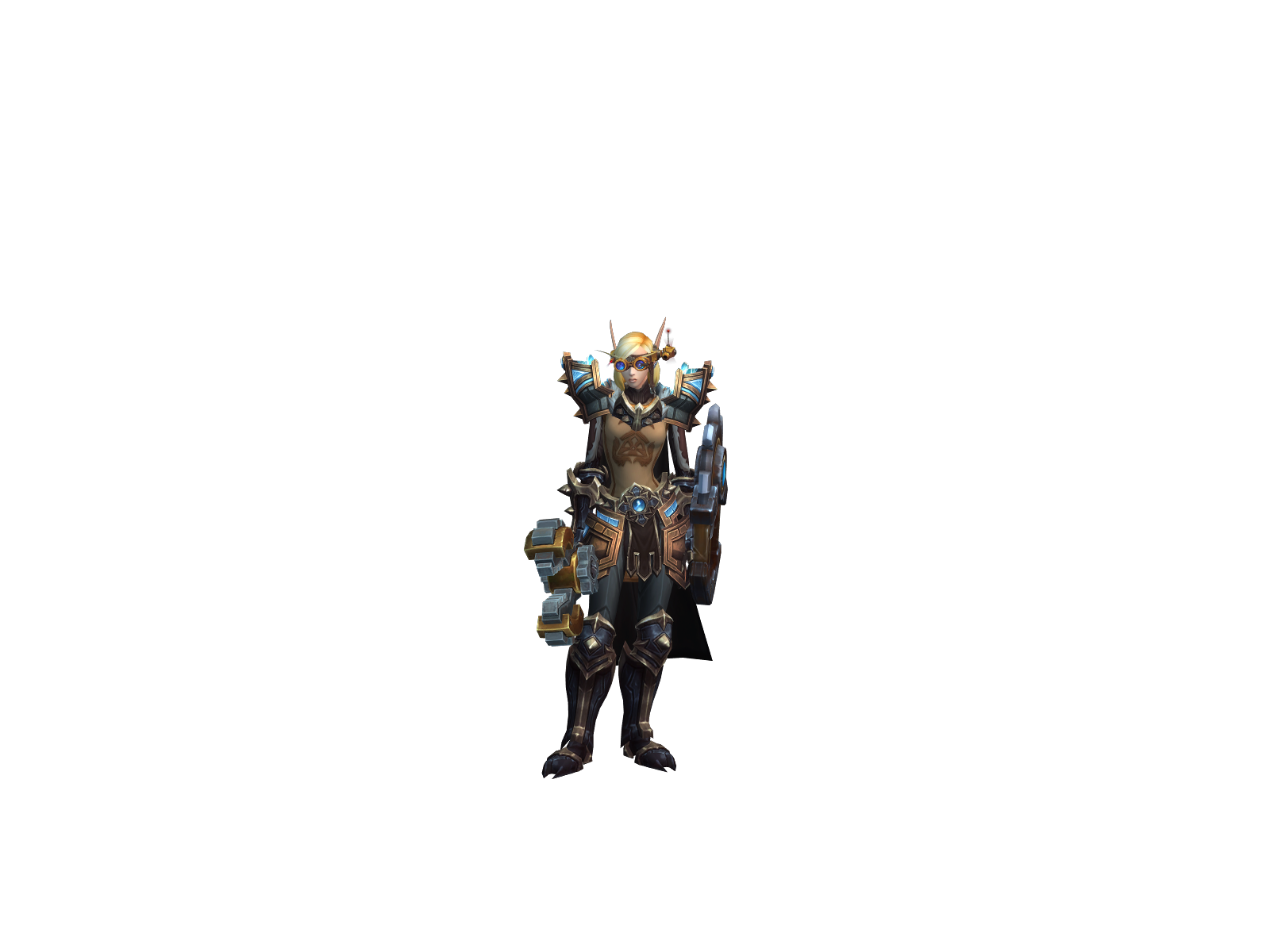 Odíz 3D character render