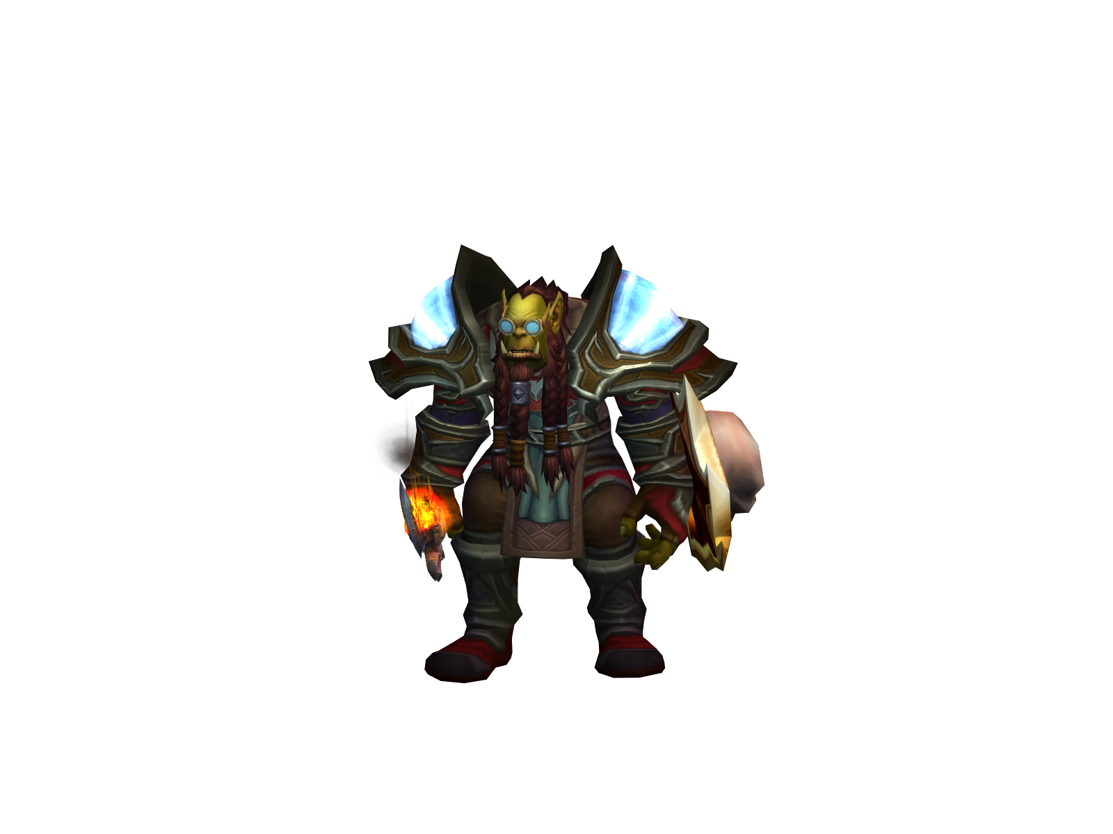 Lavablack 3D character render