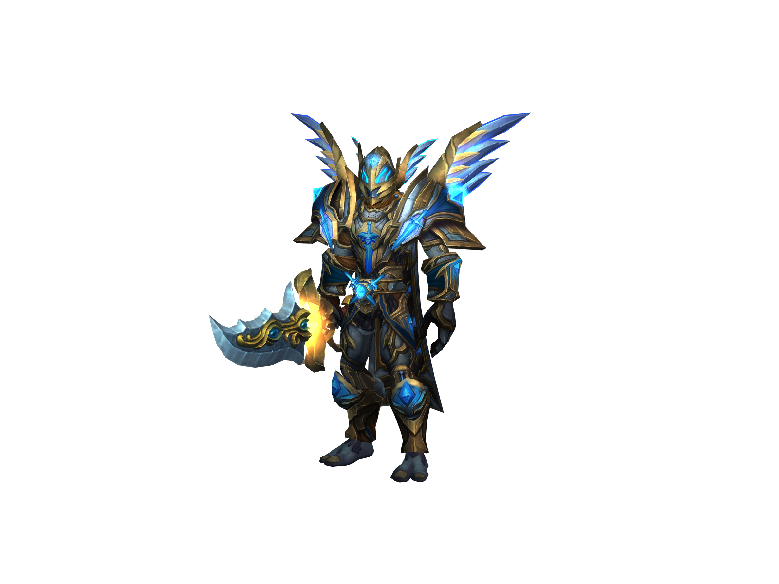 Paladorf 3D character render