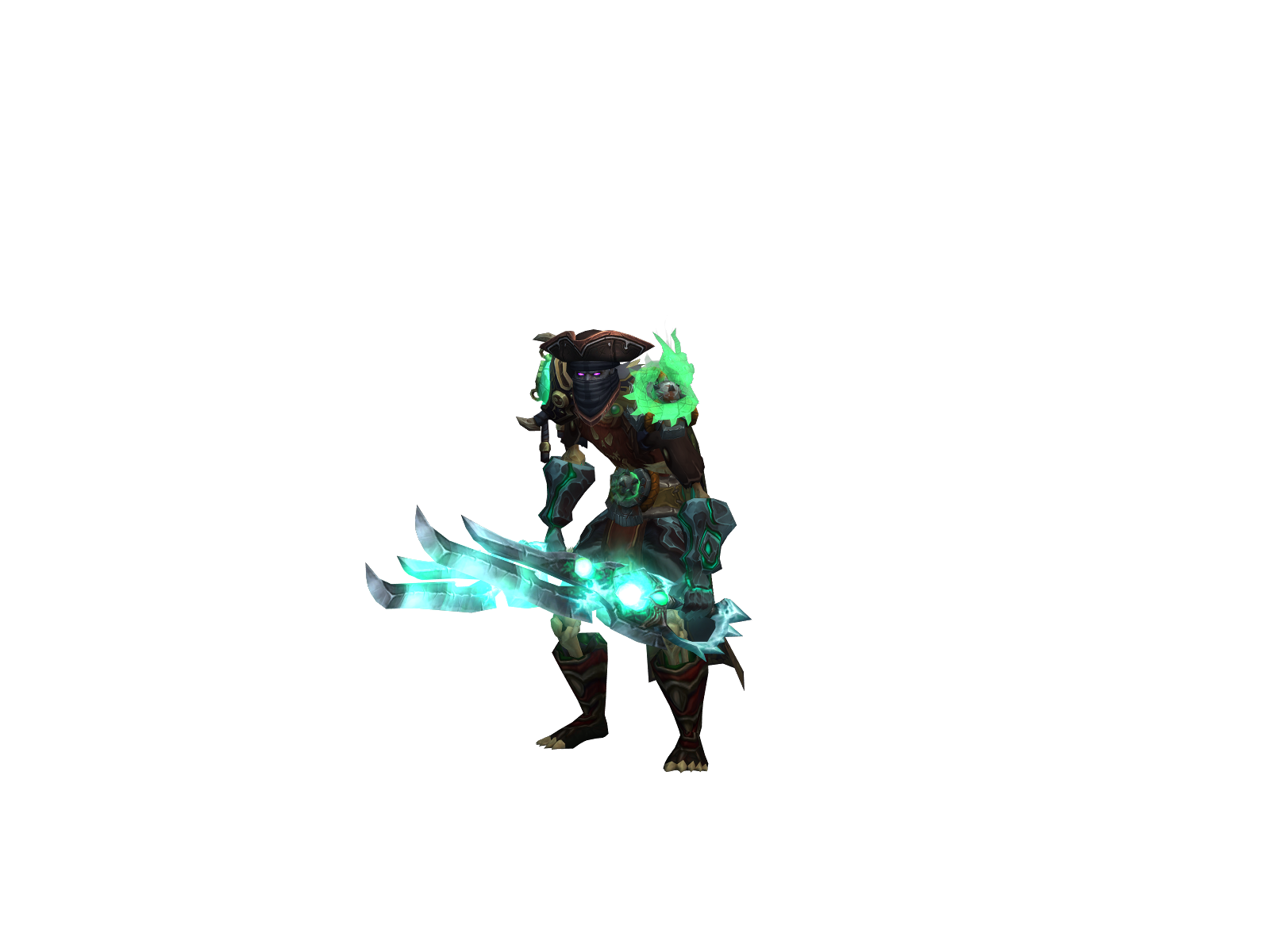 Mgmonachus 3D character render