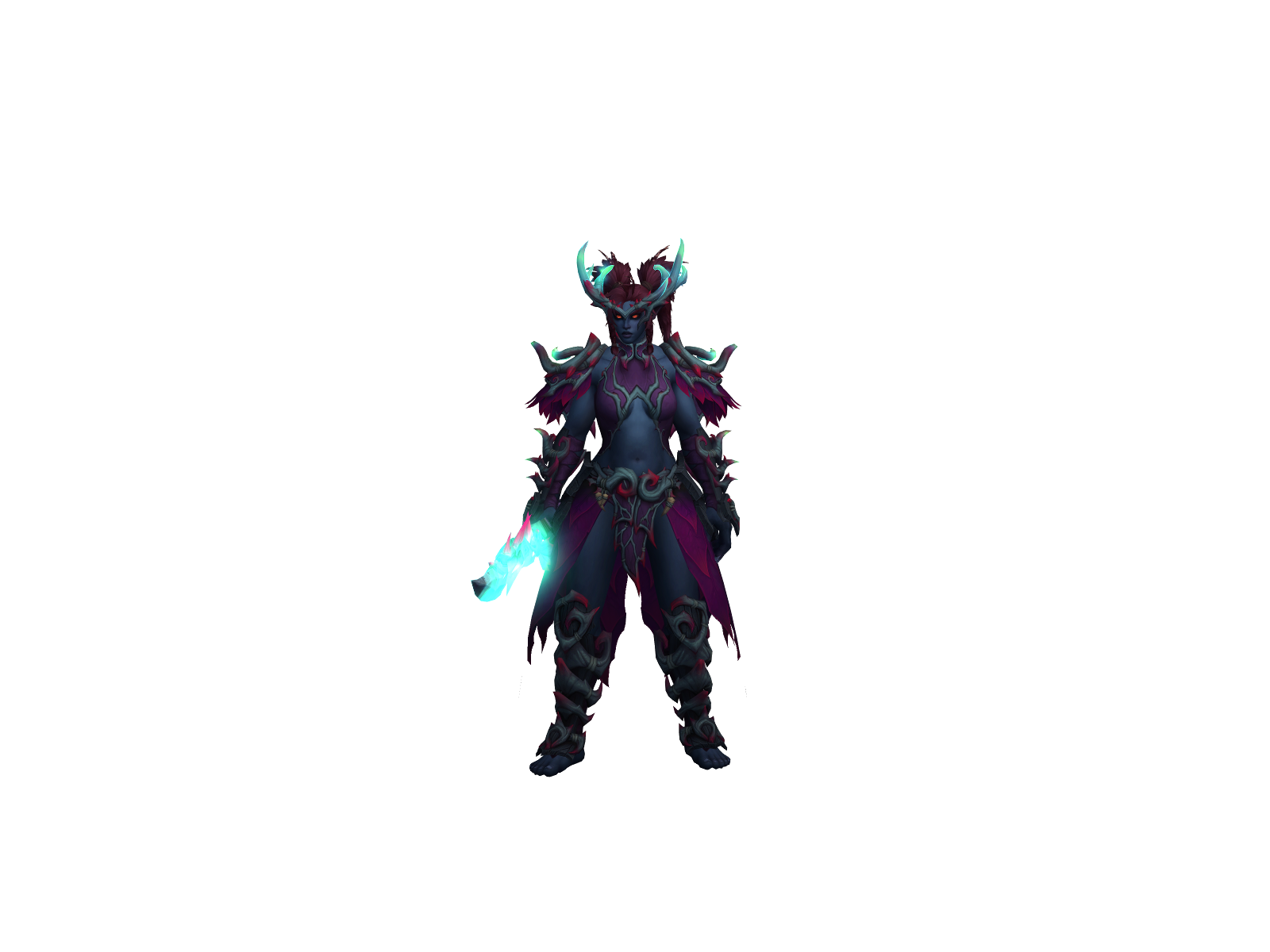 Distasted 3D character render
