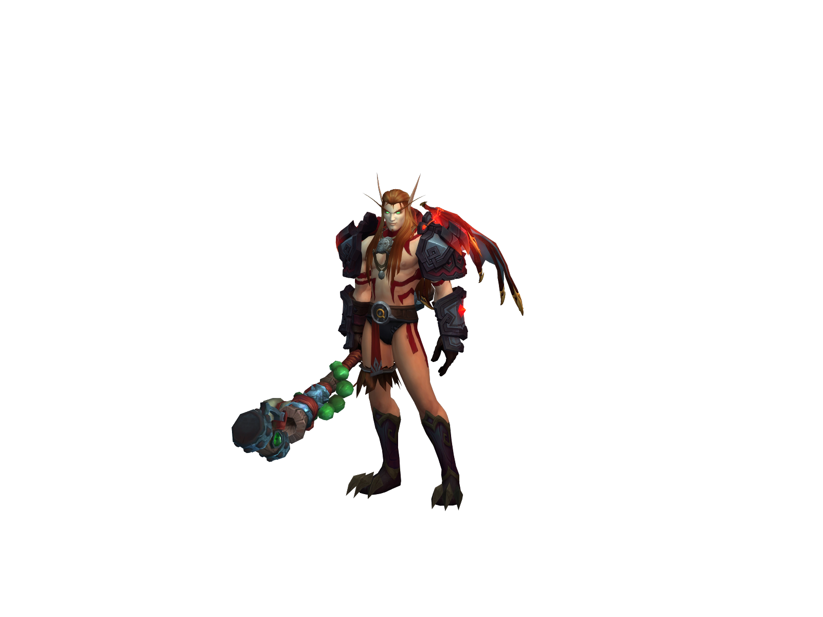 Phadmonk 3D character render
