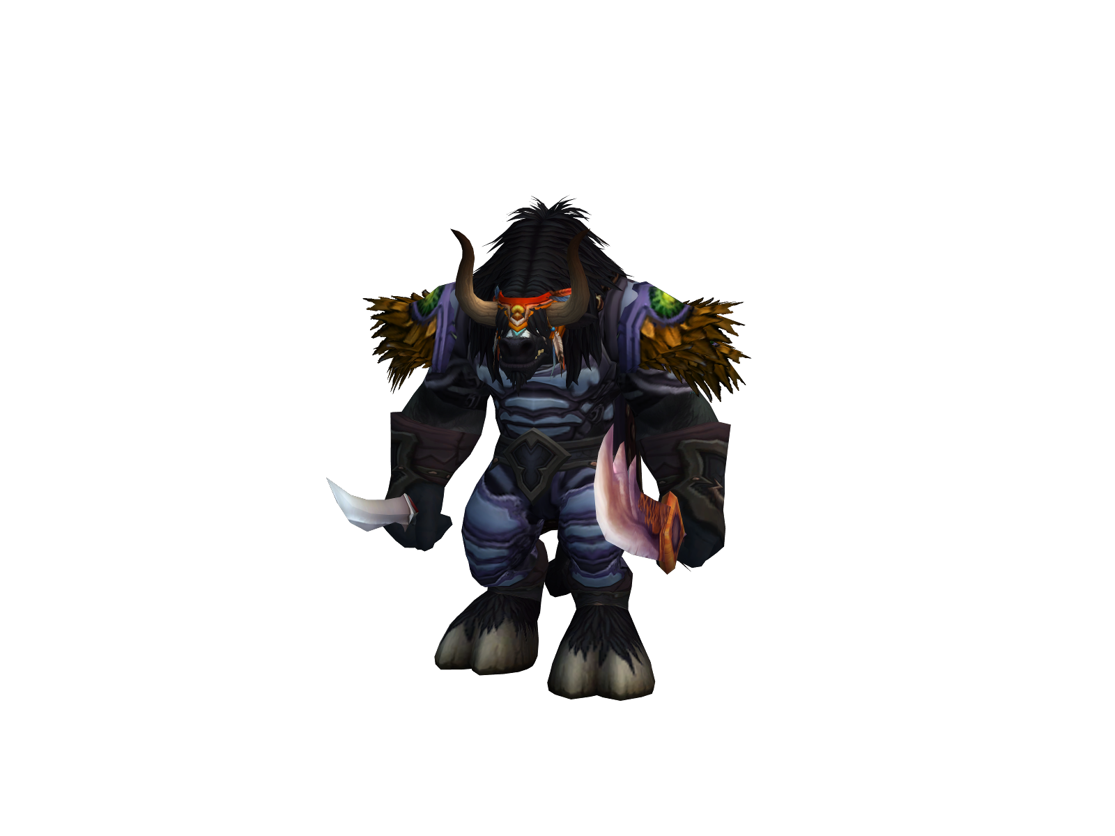 Hiden WoW character banner